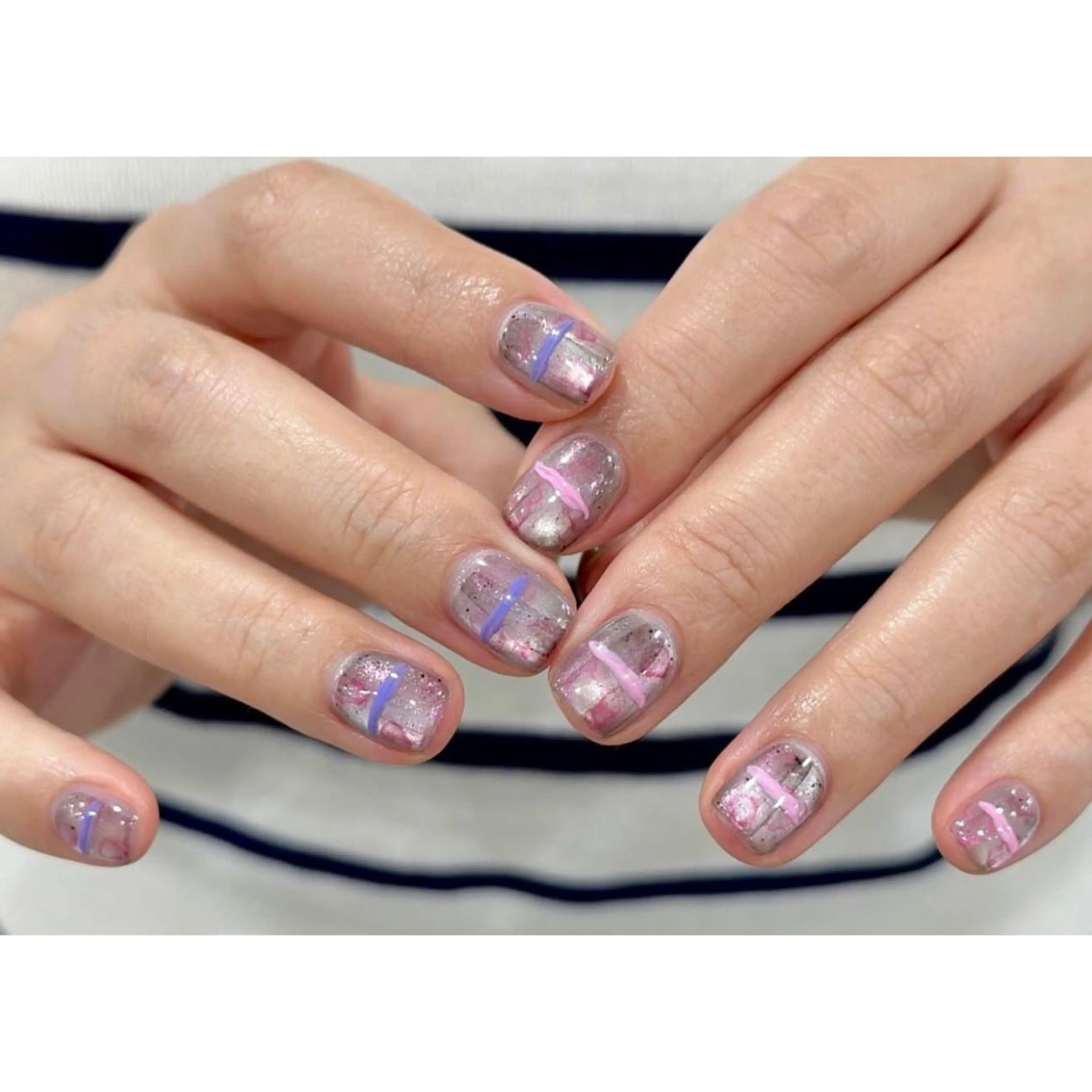 ネイル ハンドネイル ⏦Little 𐙚 Nail⏦のネイルデザイン