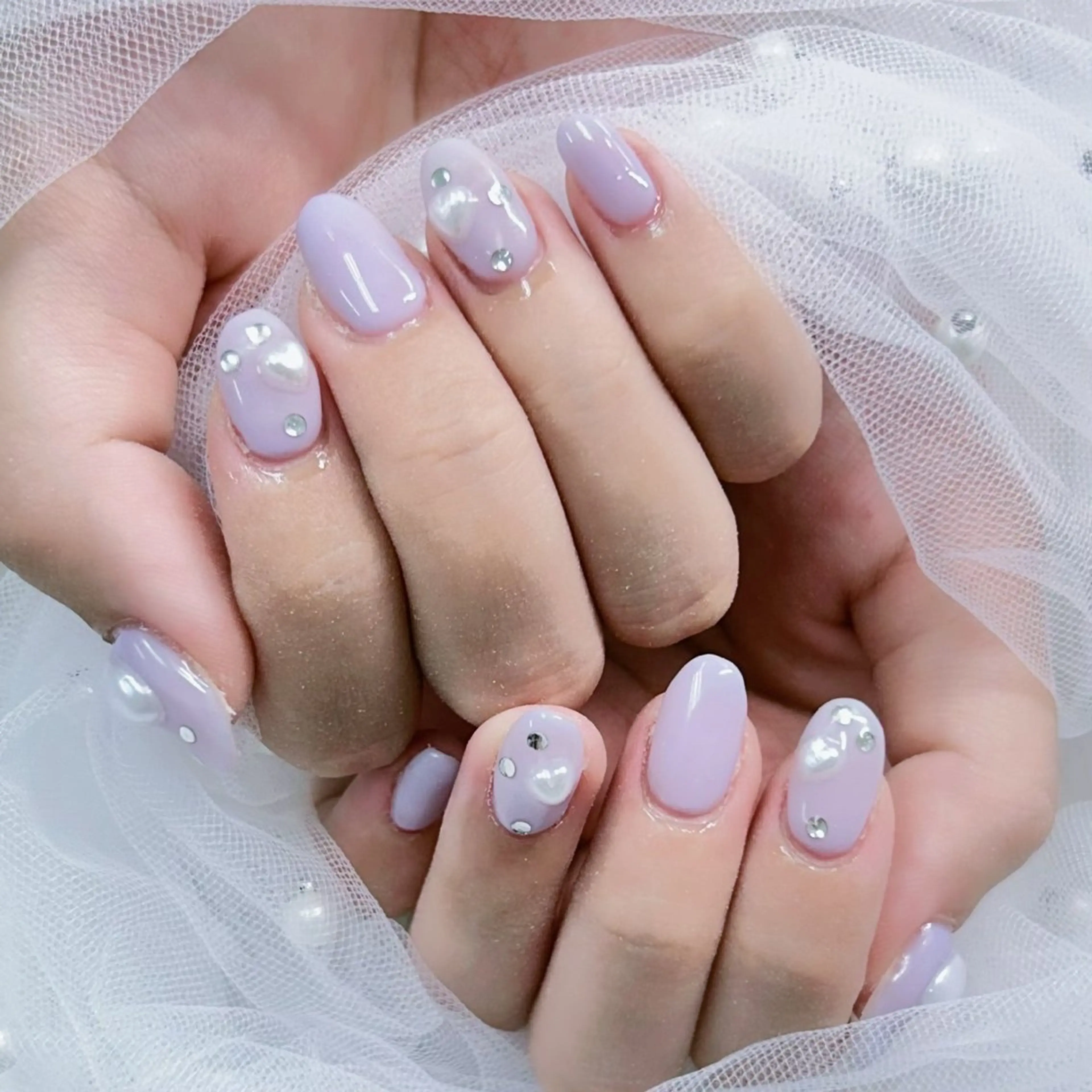 ネイル パーツ全部¥110 サロンミミのネイルデザイン