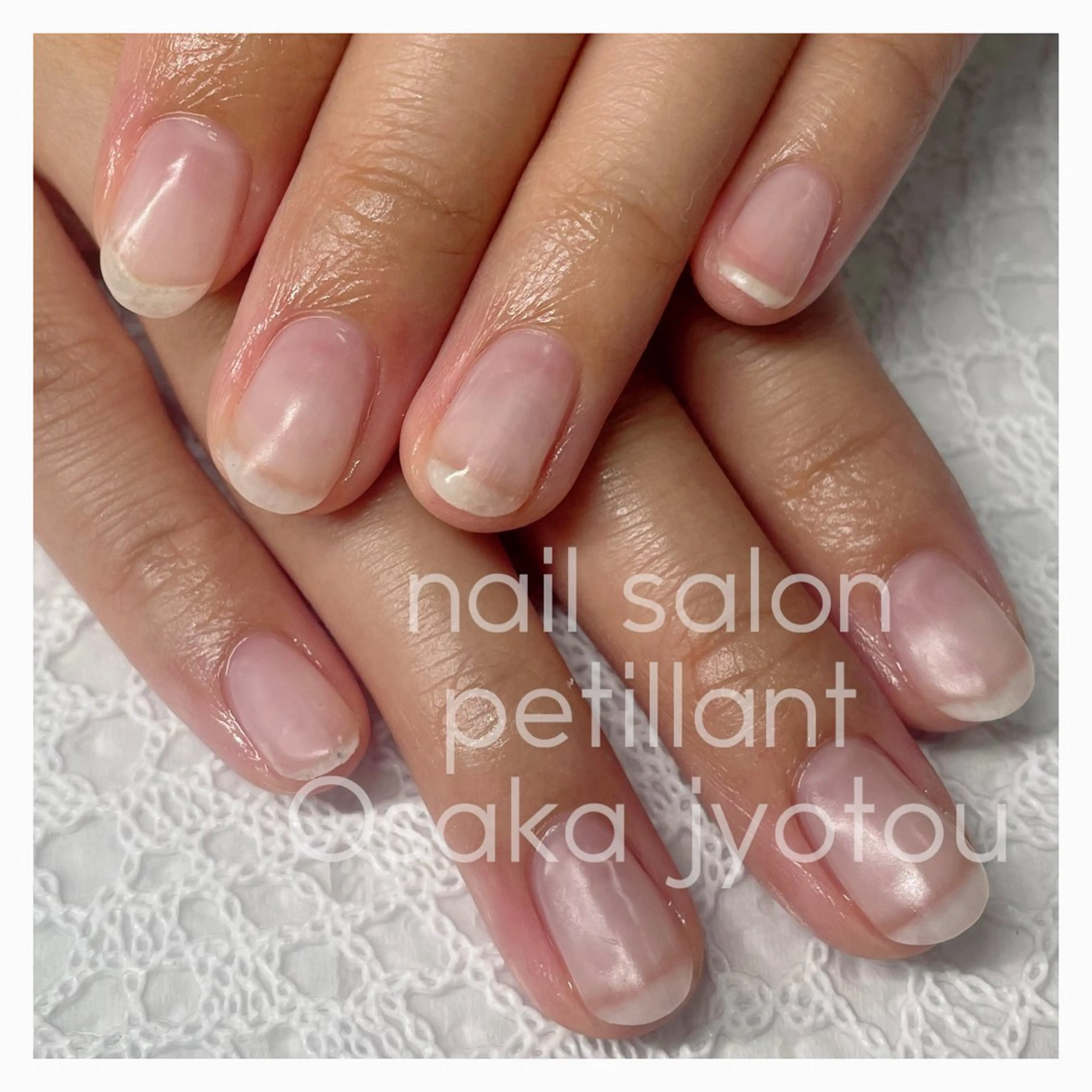 ネイル クリアネイル ジェルネイル nail salon petillantのネイルデザイン