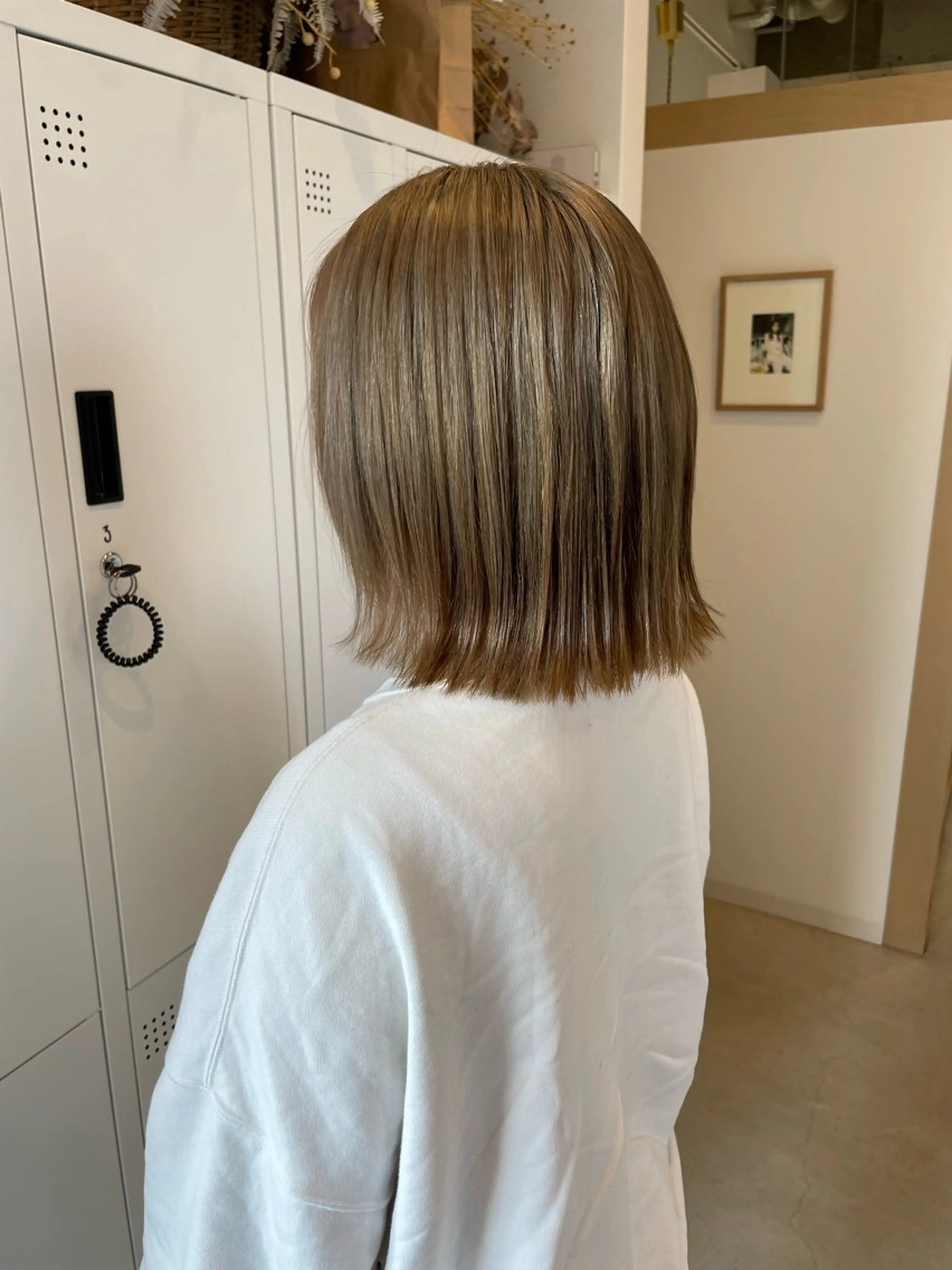 ショート 柔らかブラウン/栄/ tomitaのヘアスタイル