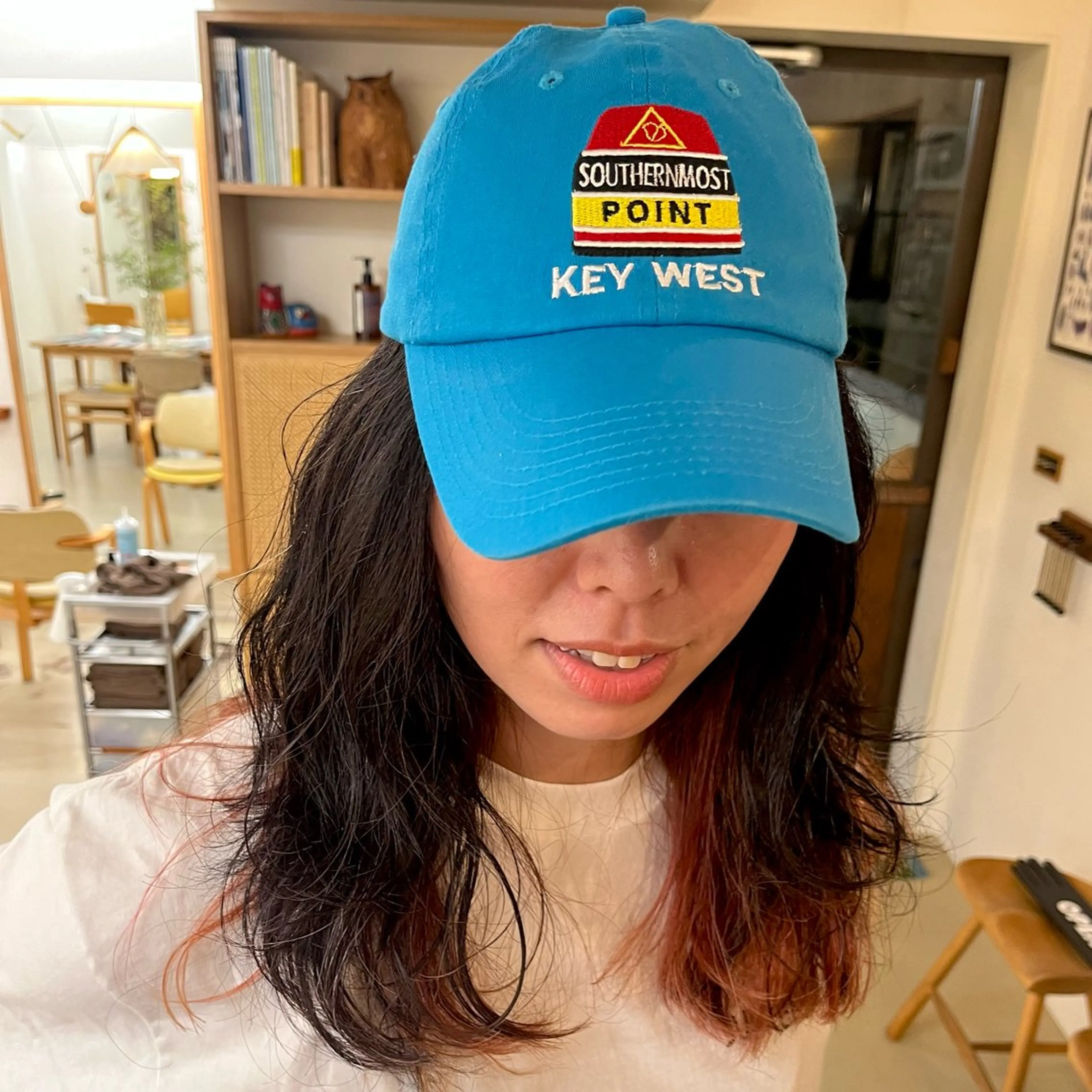 セミロング カラー 宇野澤 銘のヘアスタイル