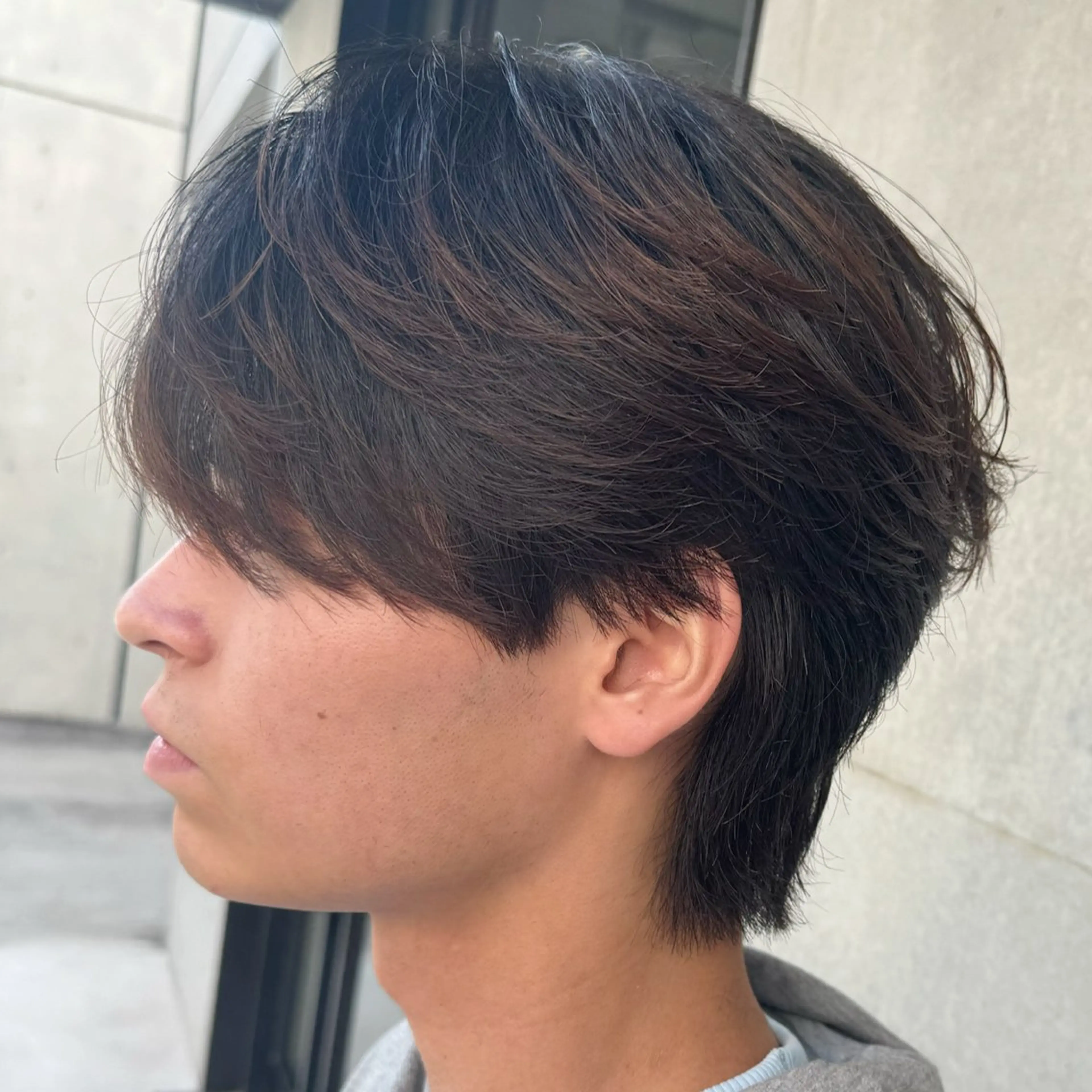 メンズ ダウンパーマ メンズパーマ カット パーマ シャドウ/フェザー ニュアンスヘアメンズのヘアスタイル