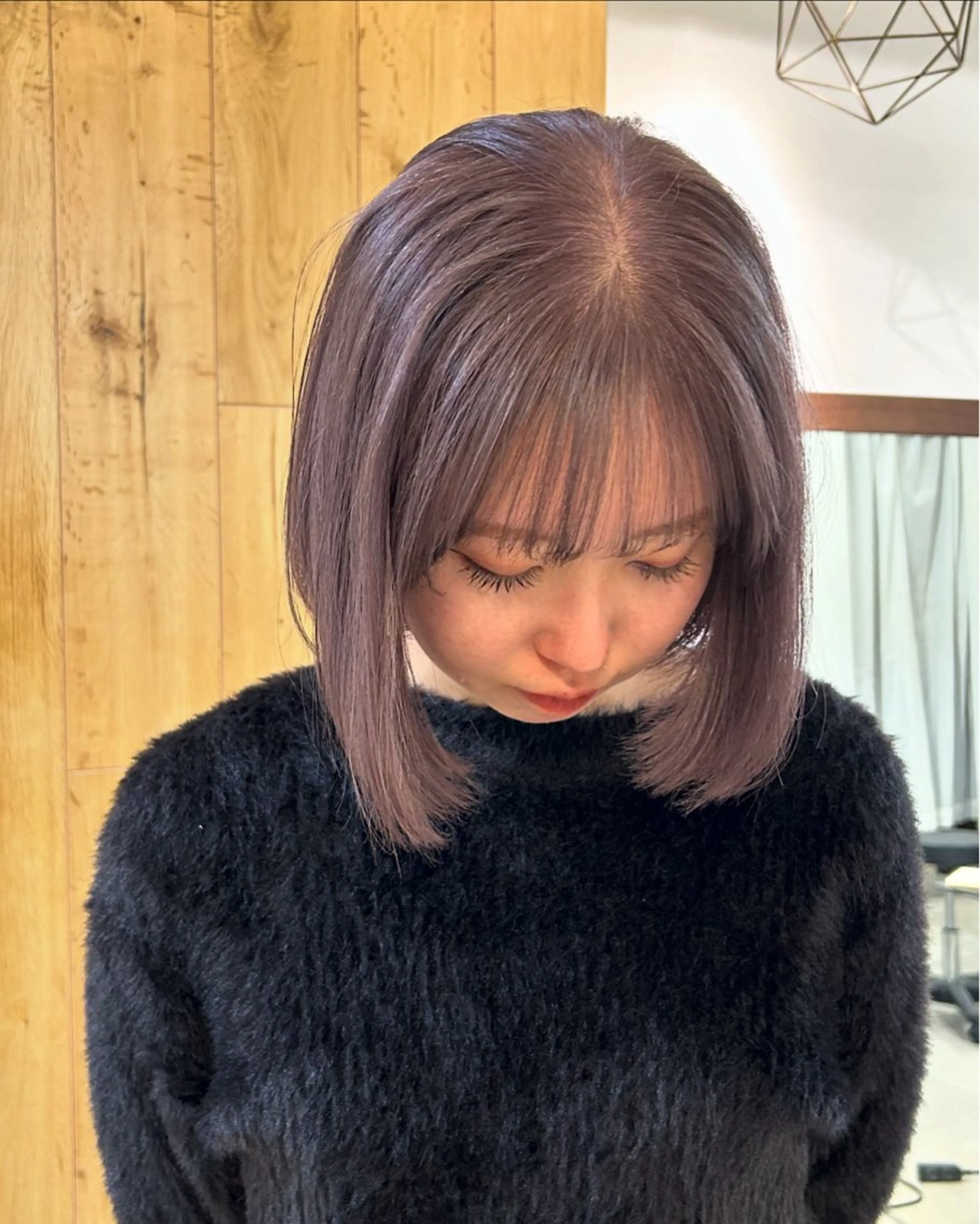 ショート カラー ボブ じゅわっと暖色カラー 🍊Moemiのヘアスタイル