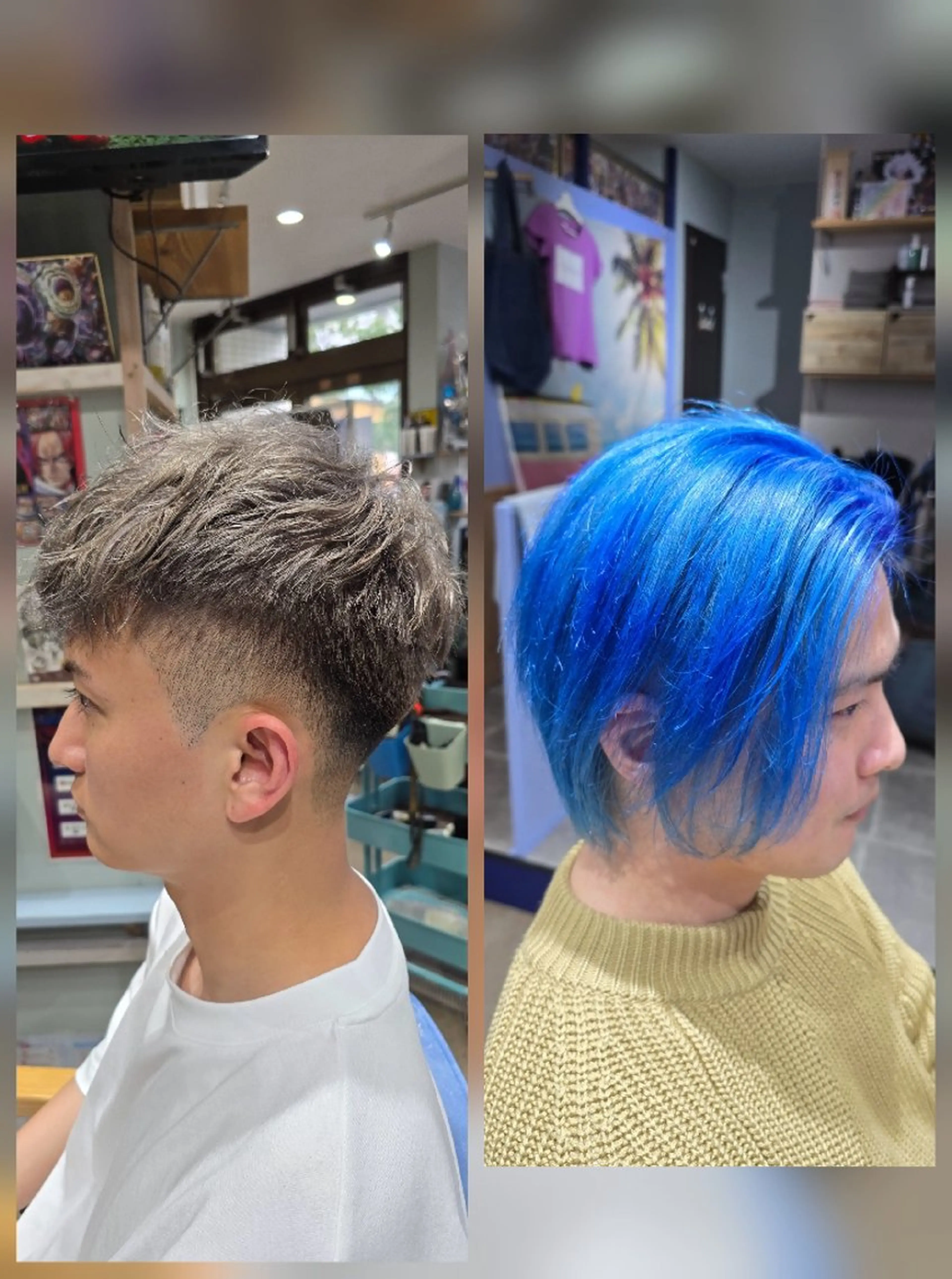 メンズ カット ヘアカラー 佐々木 俊介のヘアスタイル