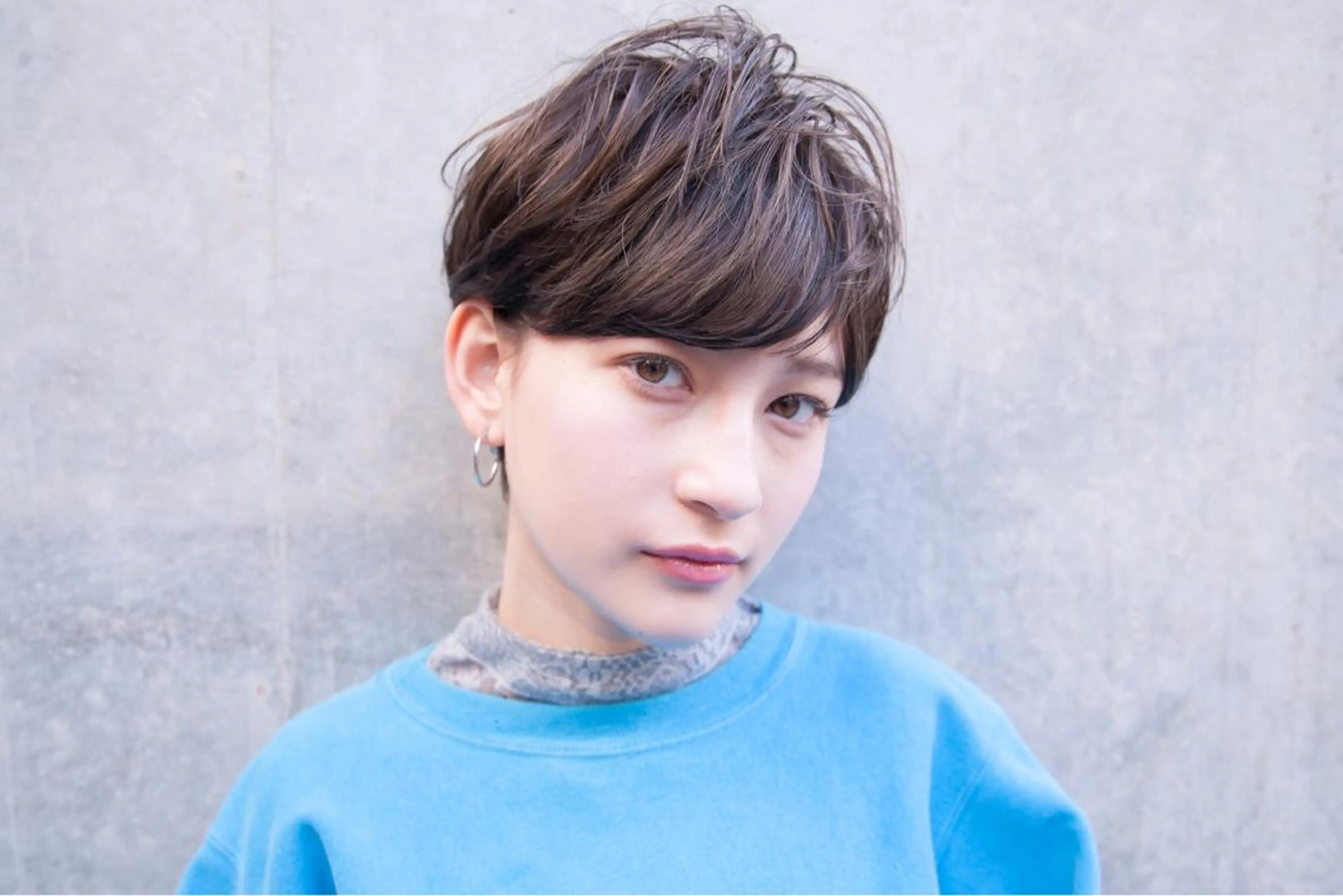 ショート カラー ベージュカラー ヌーディベージュ カット ヘアカラー トリートメント ヘアセット 髪質改善/艶髪 🫧高橋湧也のヘアスタイル