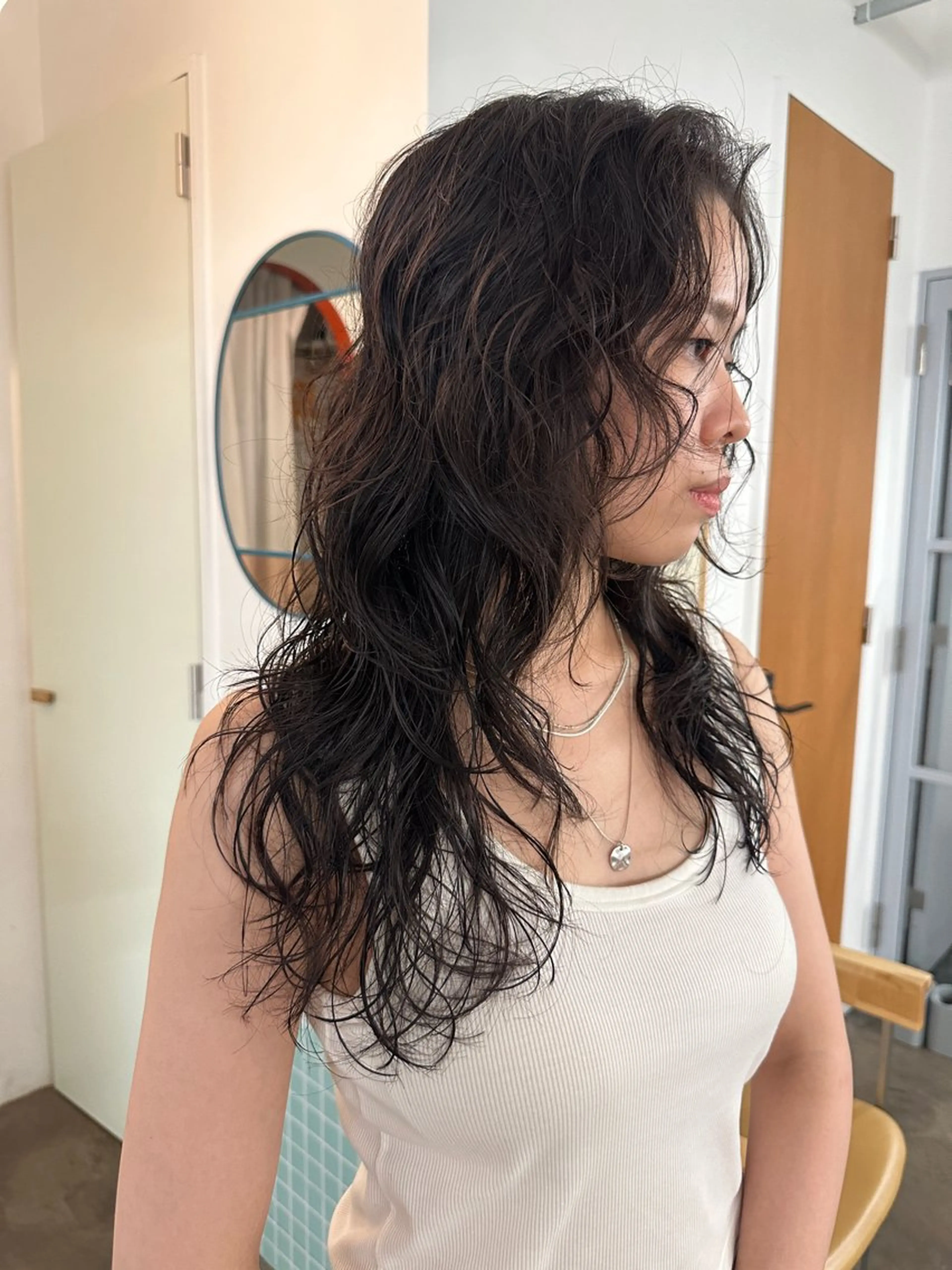 ロング パーマ カット パーマ ボブ/レイヤー/ケア パーマ/リュウタのヘアスタイル