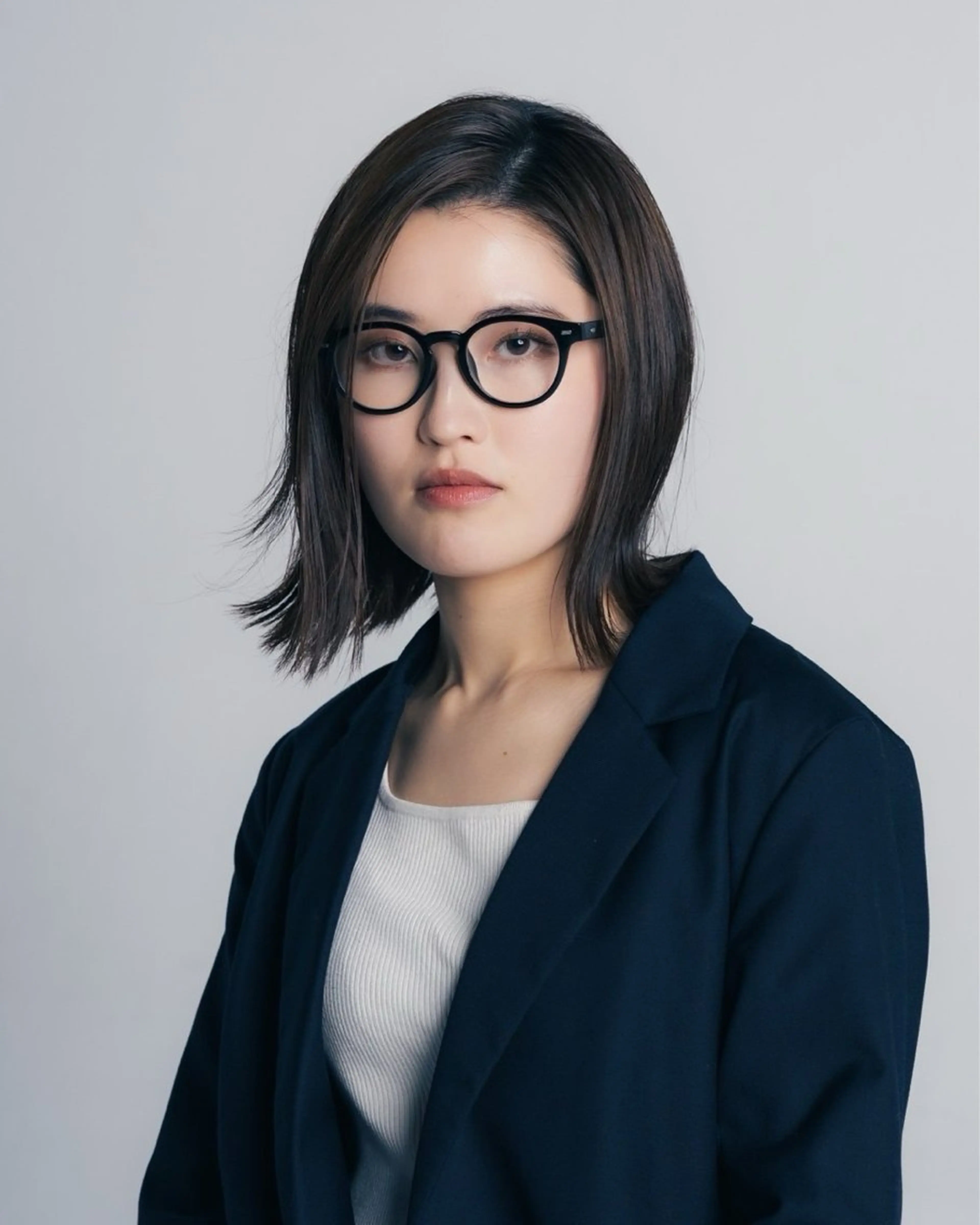 ミディアム 切りっぱなしボブ ボブ 外ハネヘア カット MASA マサのヘアスタイル