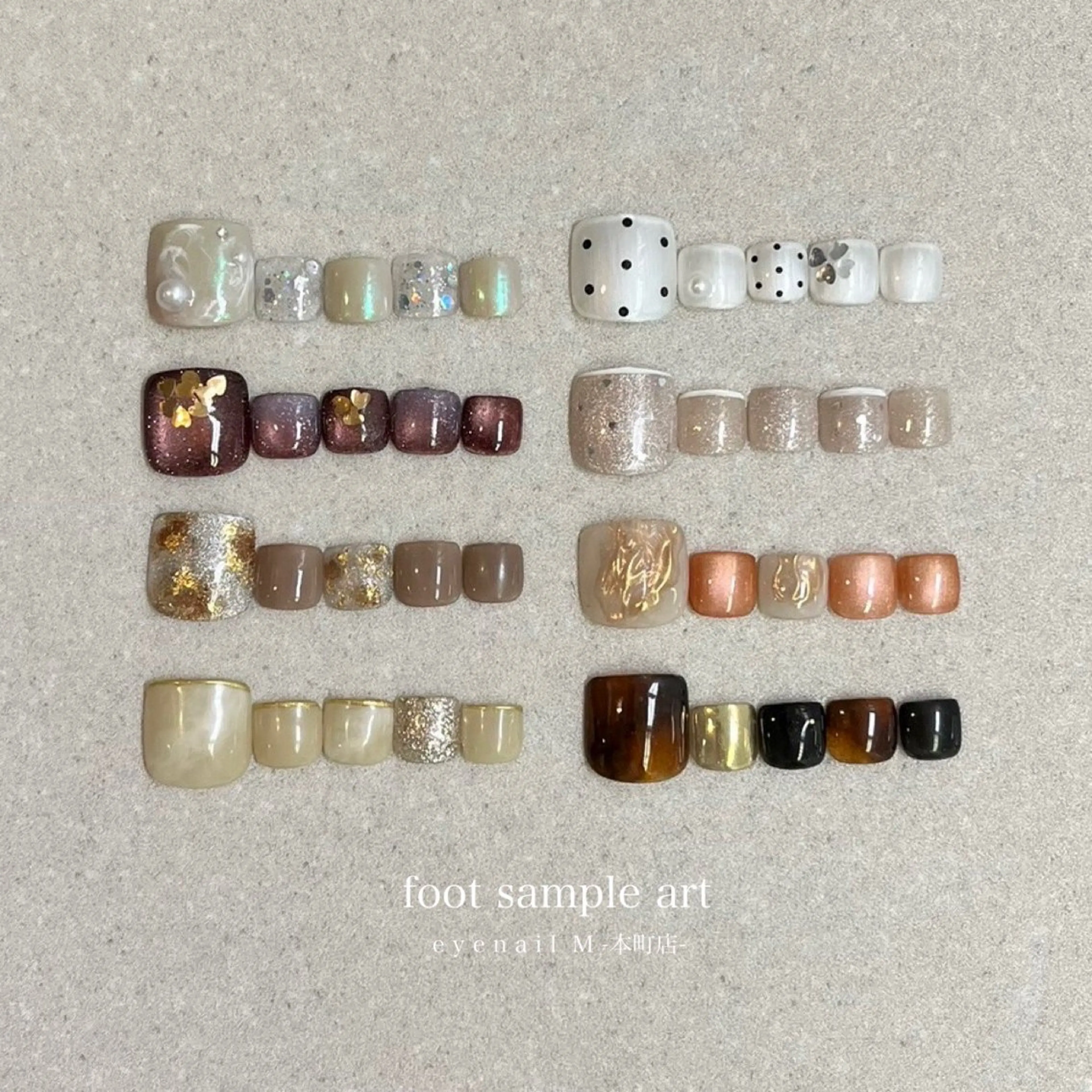 ネイル フットネイル eyenailm 🌼のネイルデザイン