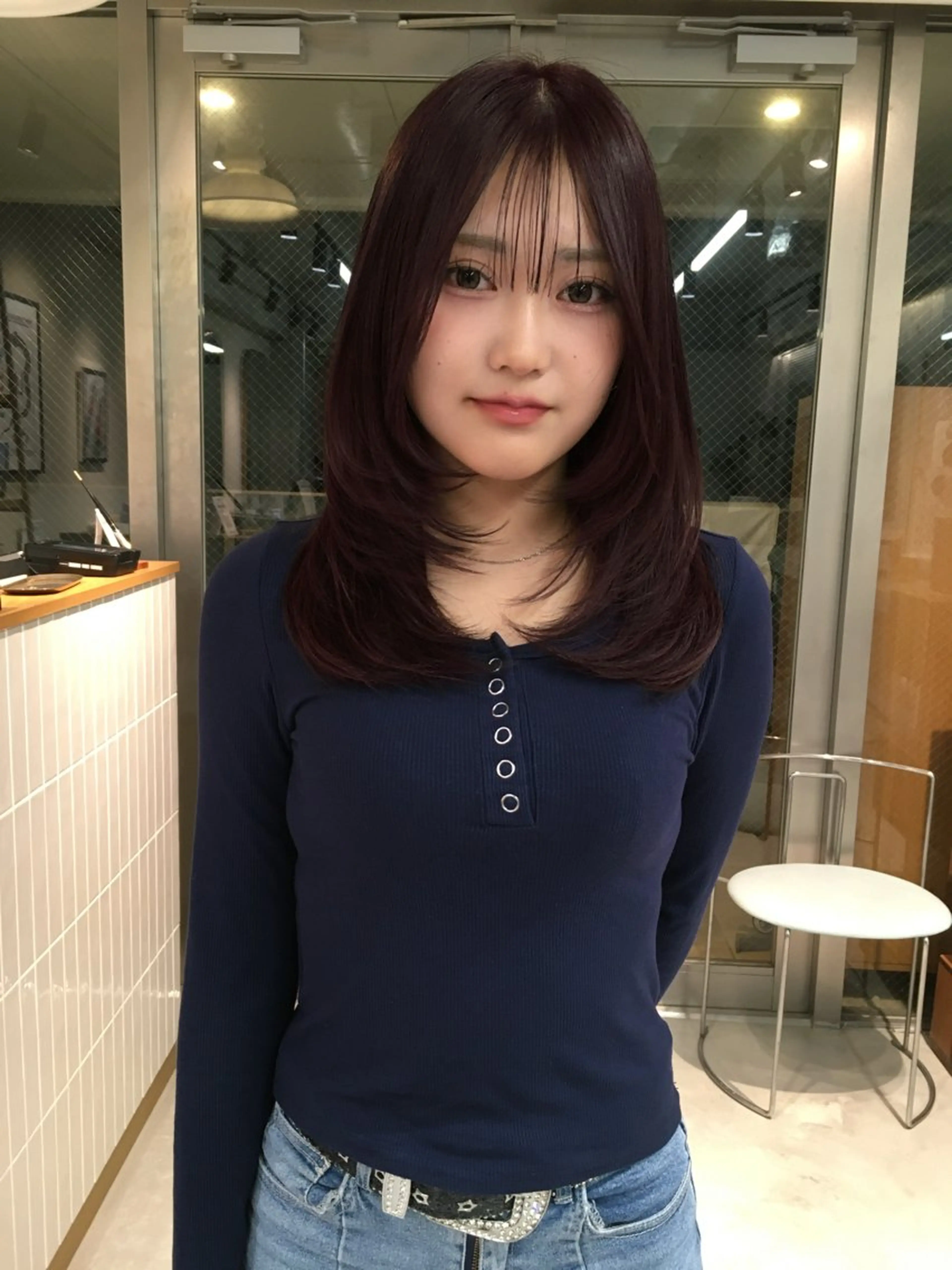 ミディアム ヘアカラー Elilume MIYUのヘアスタイル