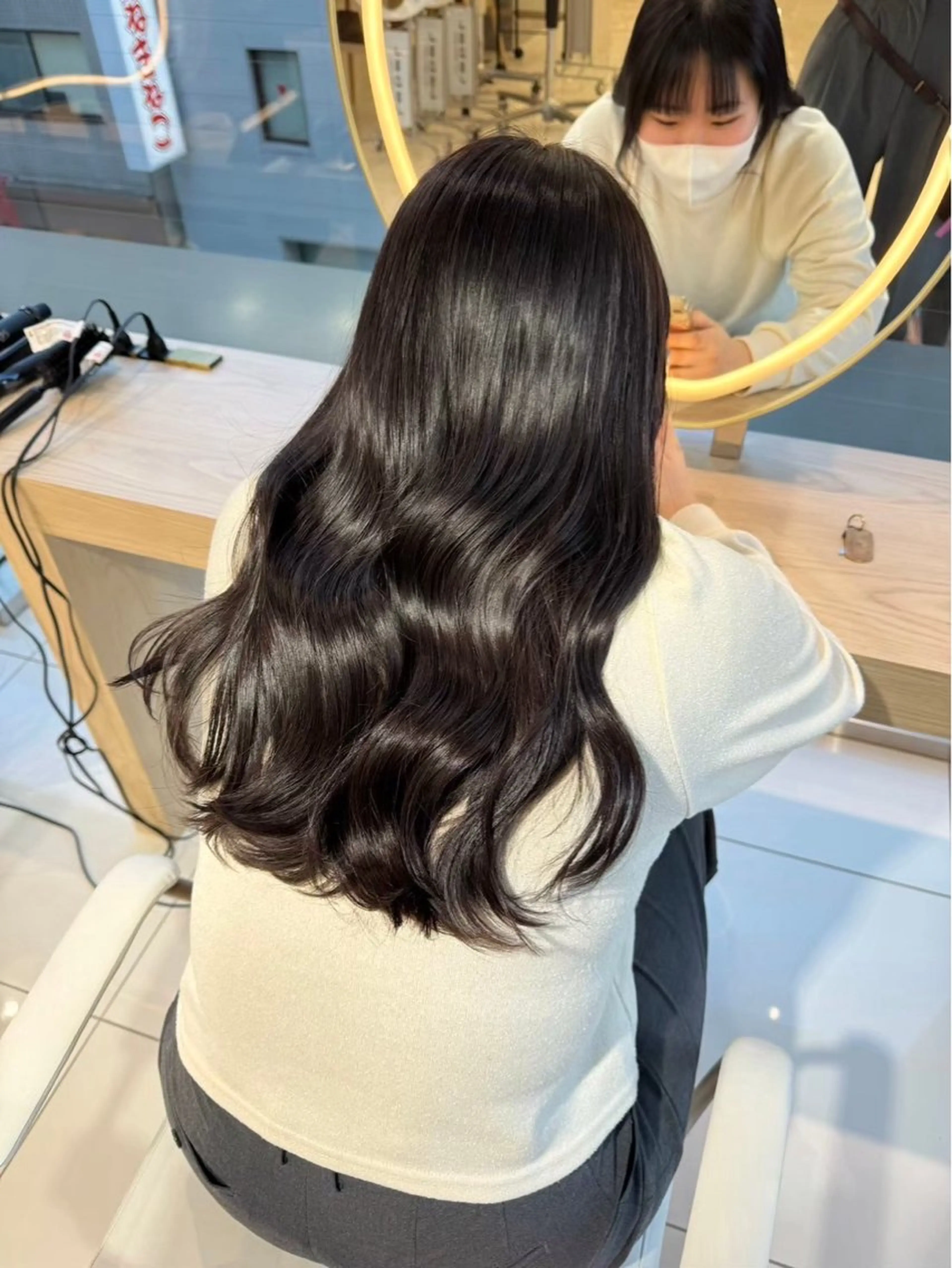 ロング カラー ヘアカラー 🫧透明感 × 艶髪カラー🫧このかのヘアスタイル