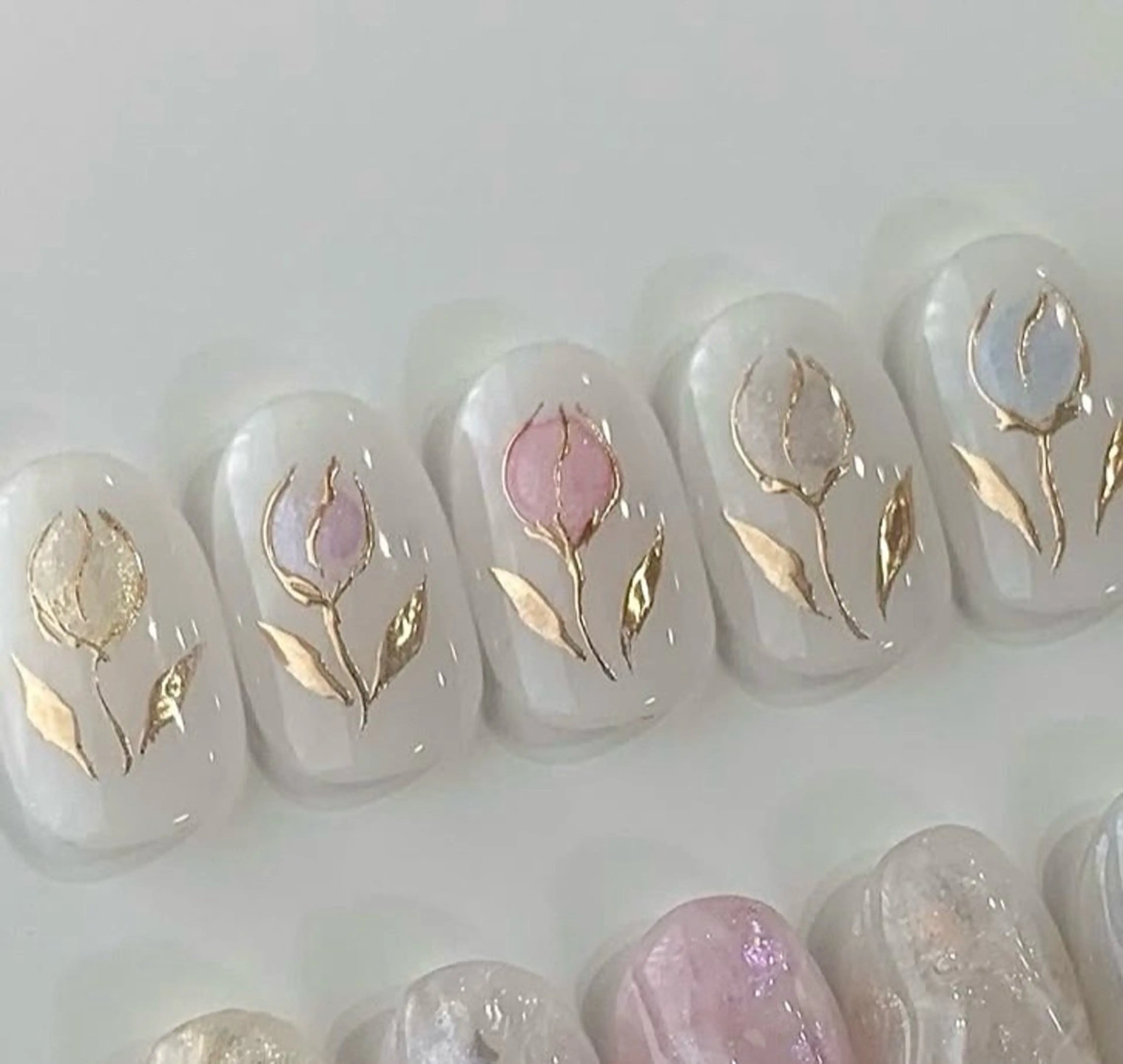 ネイル ハンドネイル 韓国ネイル 新大久保 💅Ayumiのネイルデザイン