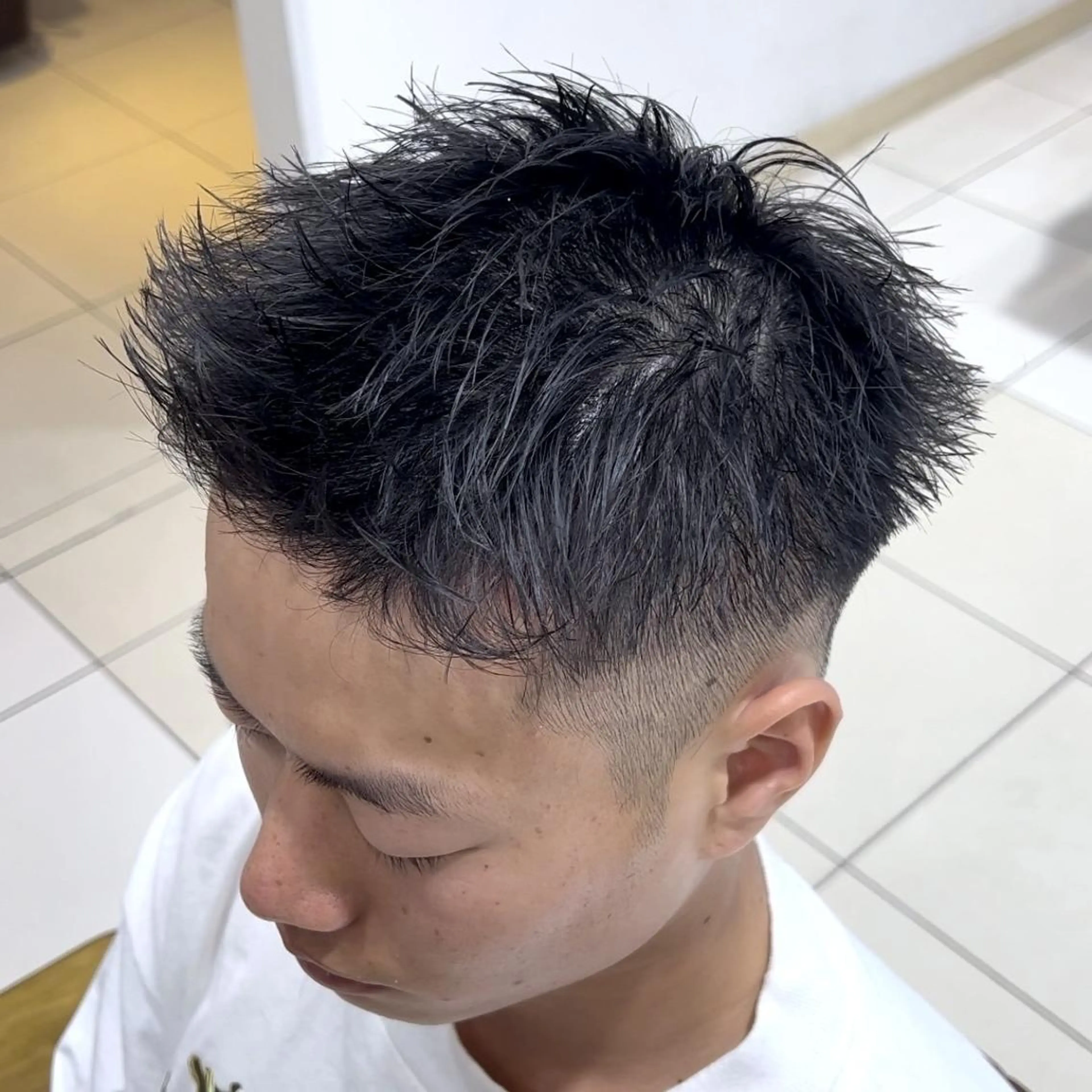 パーマ メンズ メンズ特化/勝田駅/ 佐和駅/鈴木輝瑠/のヘアスタイル