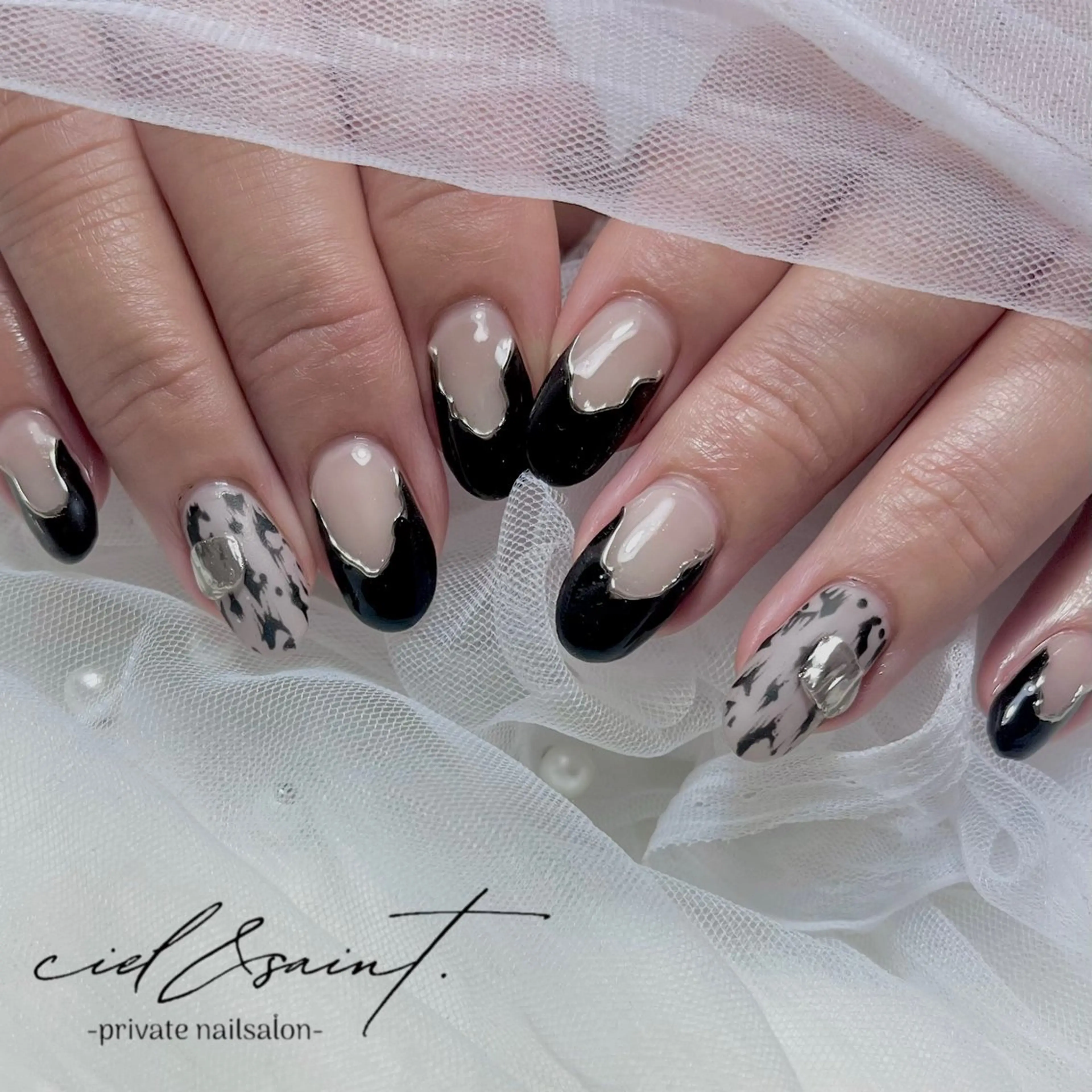 ネイル ハンドネイル nail salon ciel&saintのネイルデザイン