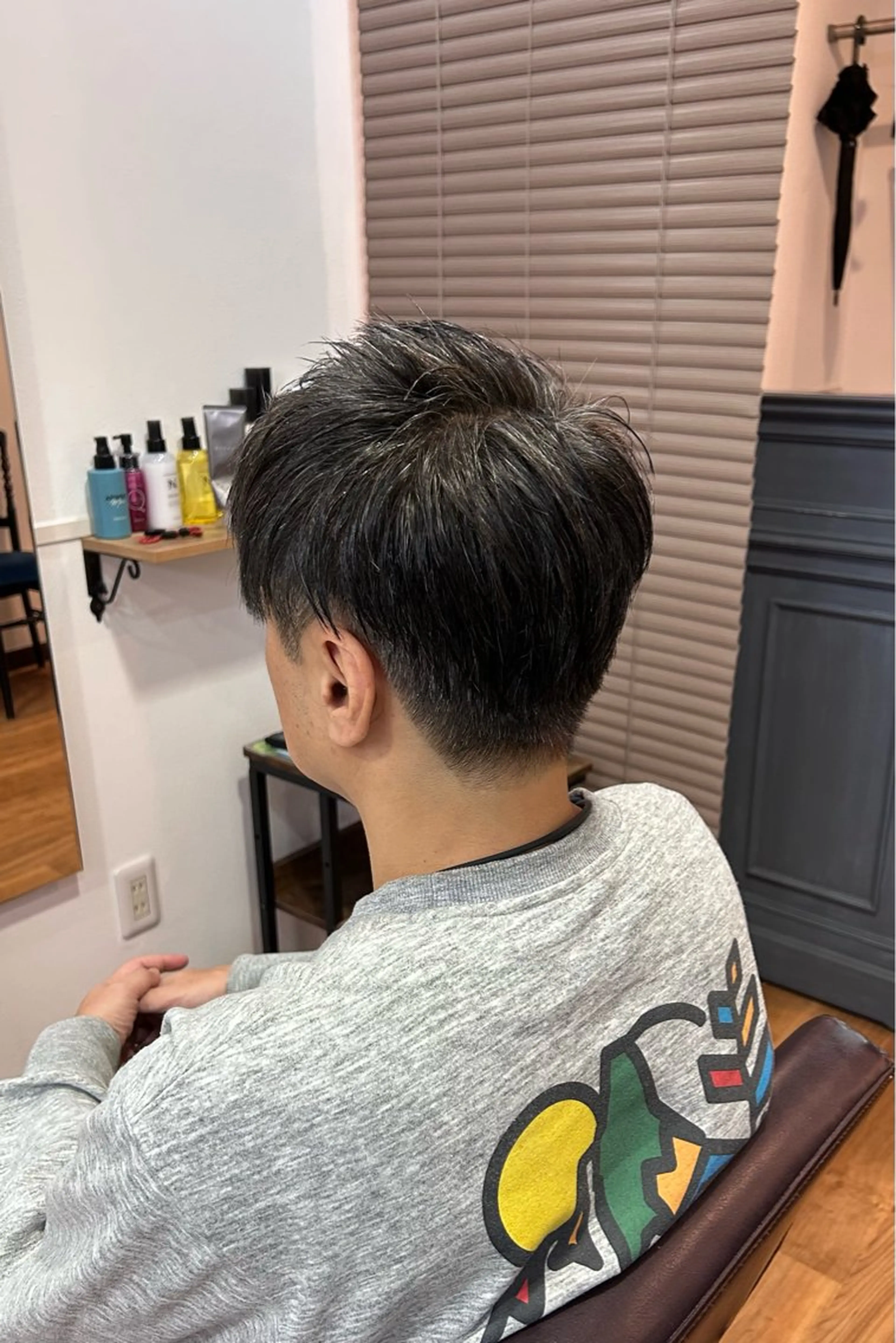 ショート ヘアアレンジ メンズ ツーブロック 原田 歩実のヘアスタイル