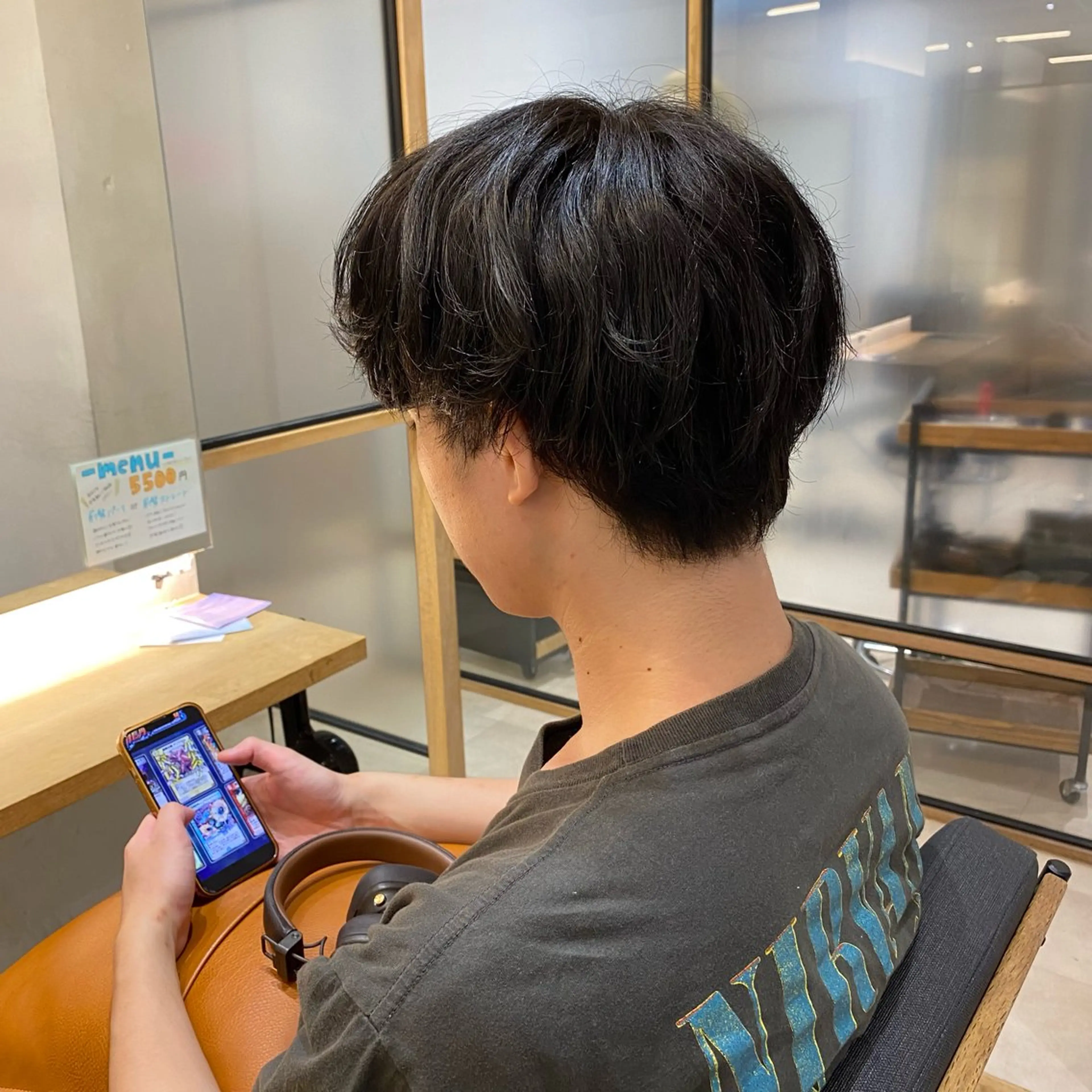 カラー メンズ ついざき はるかのヘアスタイル
