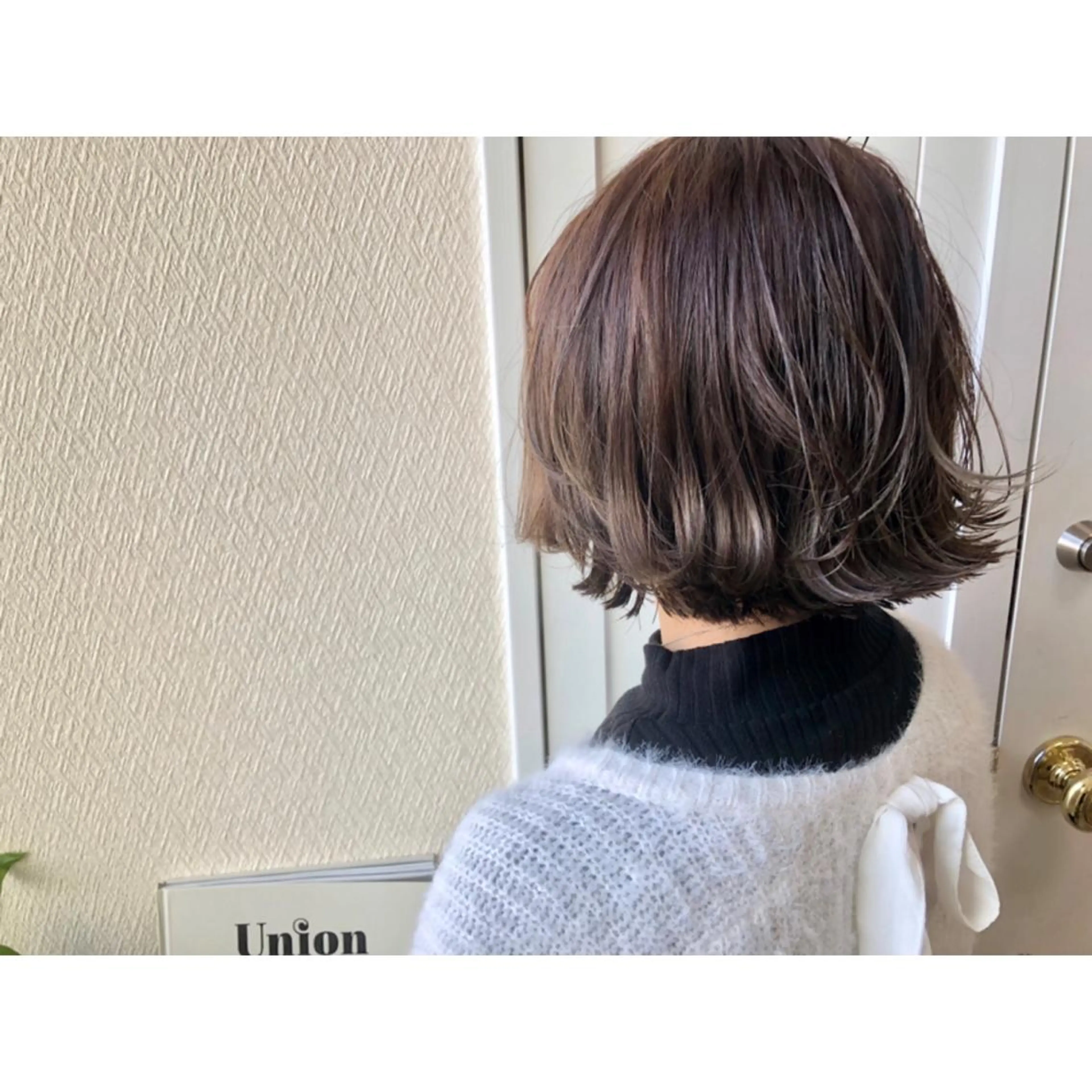 ミディアム カラー ハイライトカラー メッシュ ハイライト 江上拓郎/ショート /酸性ストレートのヘアスタイル