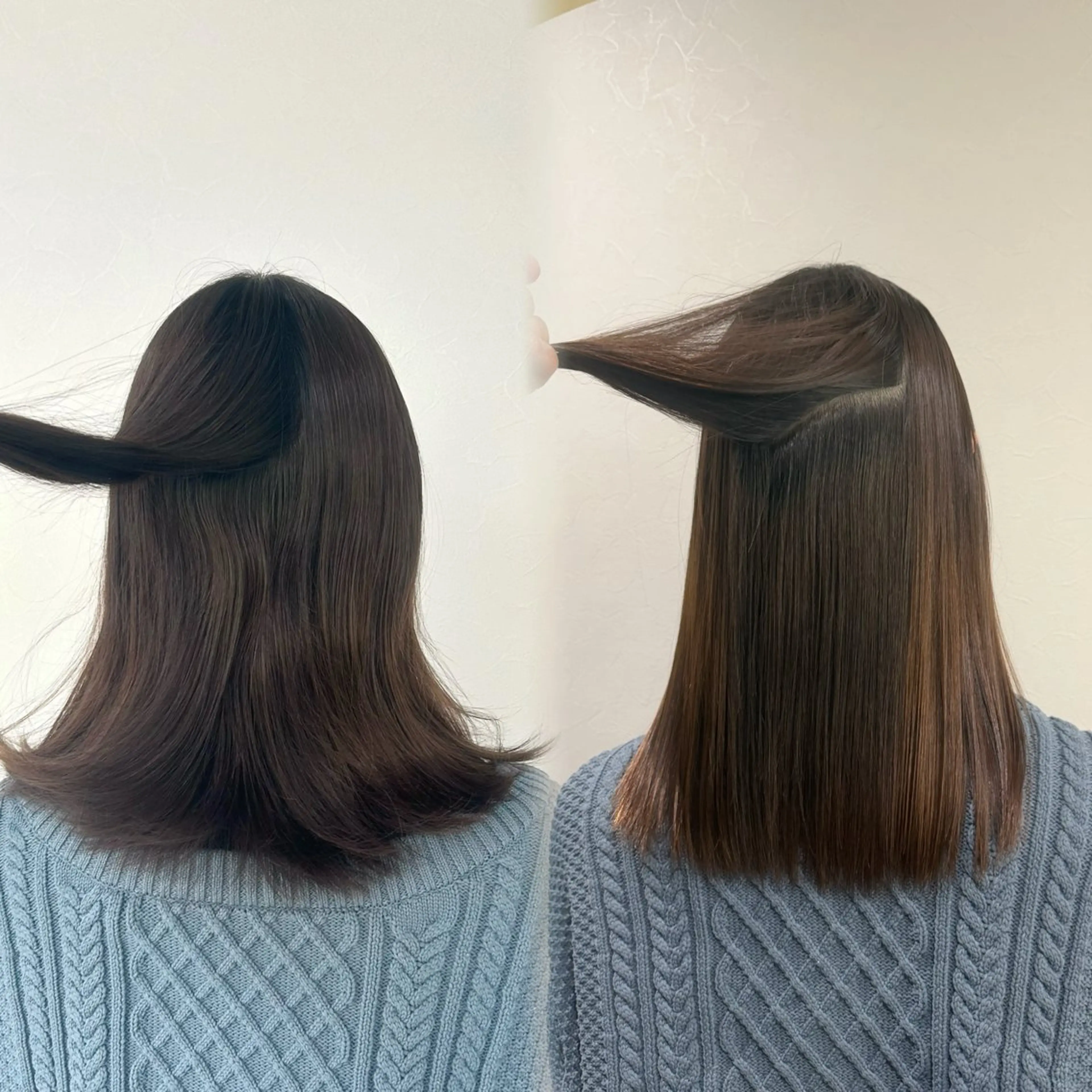 ミディアム 縮毛矯正 縮毛矯正 RELACE 千葉 恋華🎀のヘアスタイル