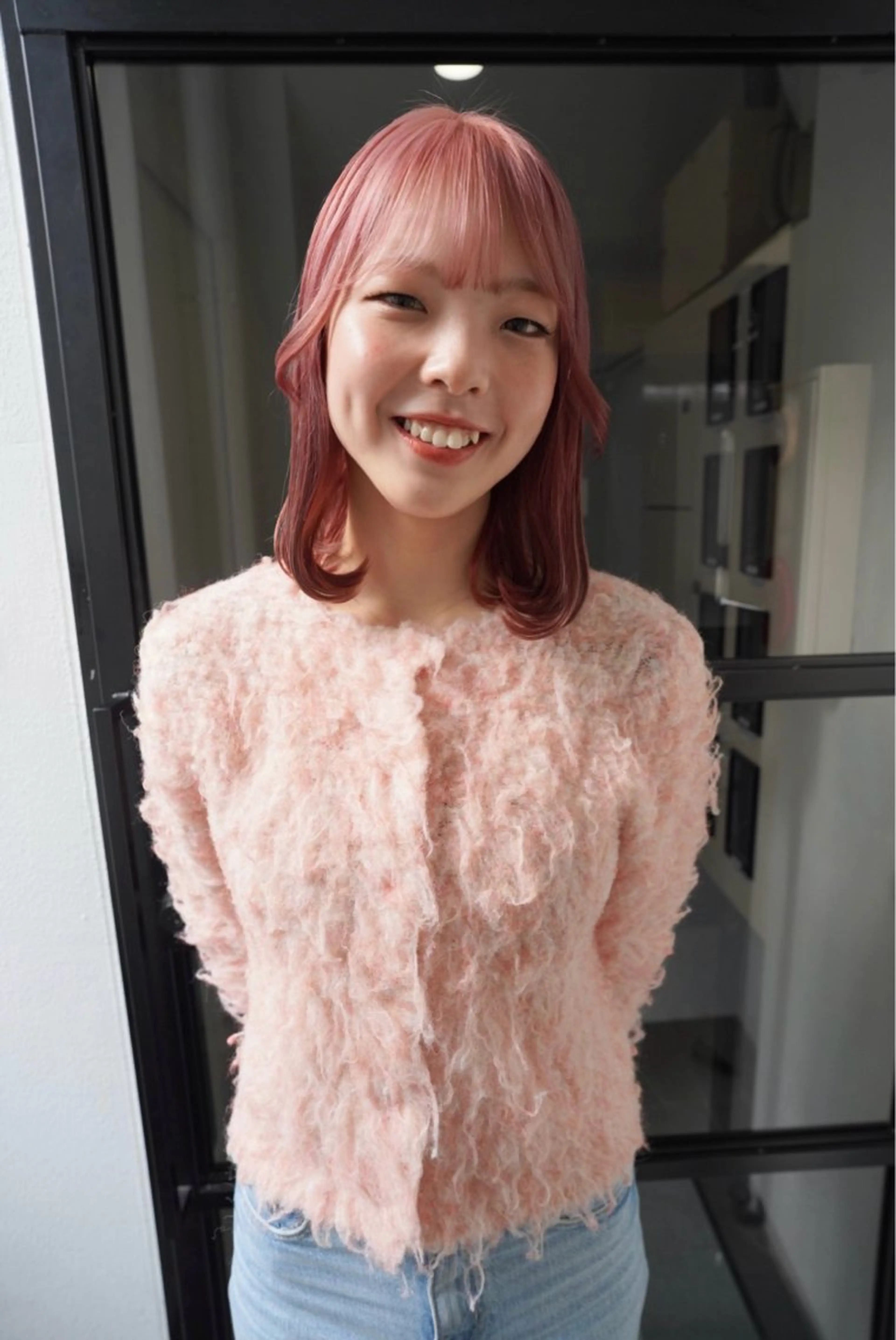 ミディアム カラー カット ヘアカラー トリートメント wabi【ワビ】所属・manami/ヘア セット/ハイトーンのヘアスタイル