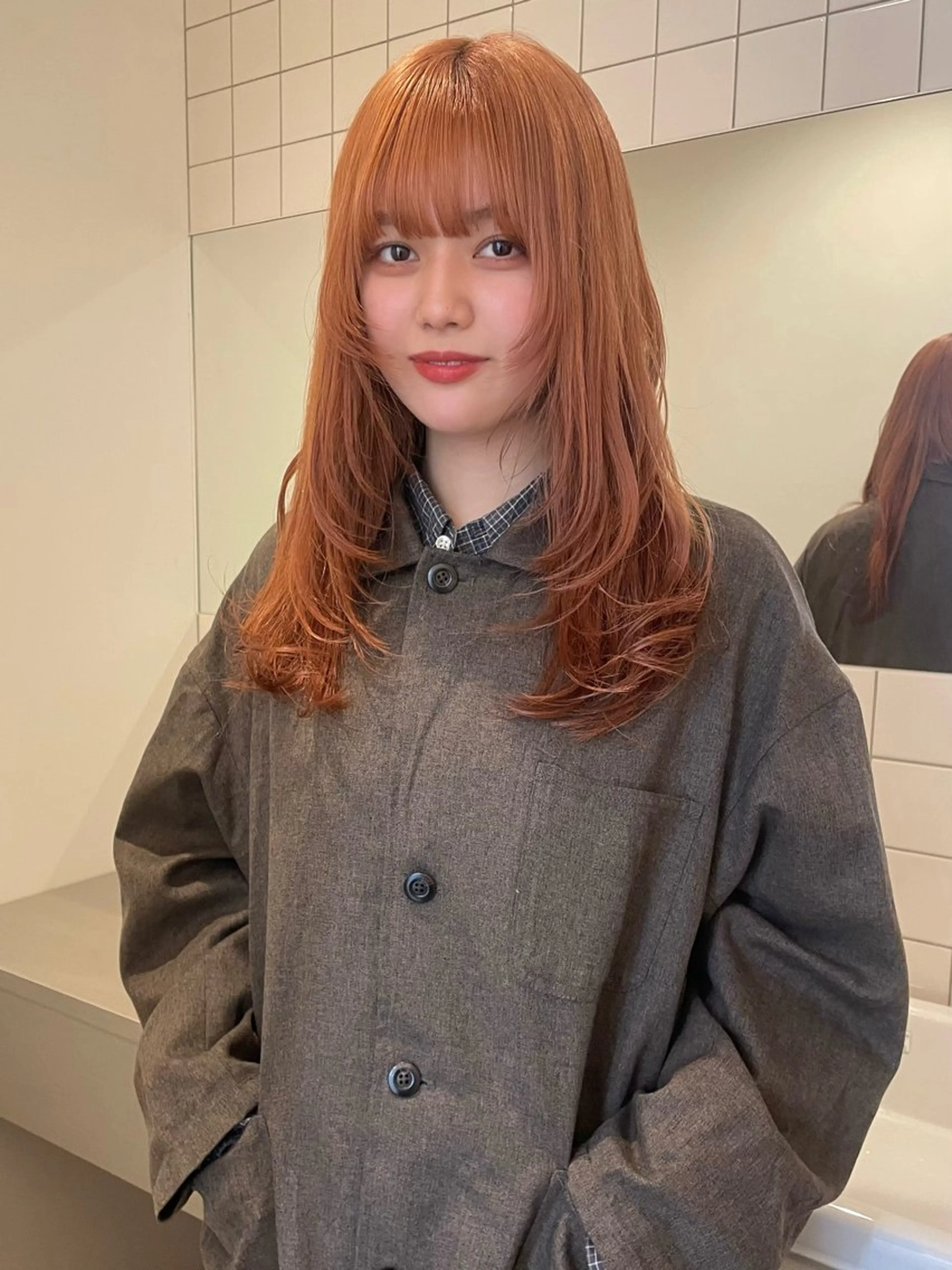 《2回目の方30%off》カット+ ダブルカラー + トリートメントの写真