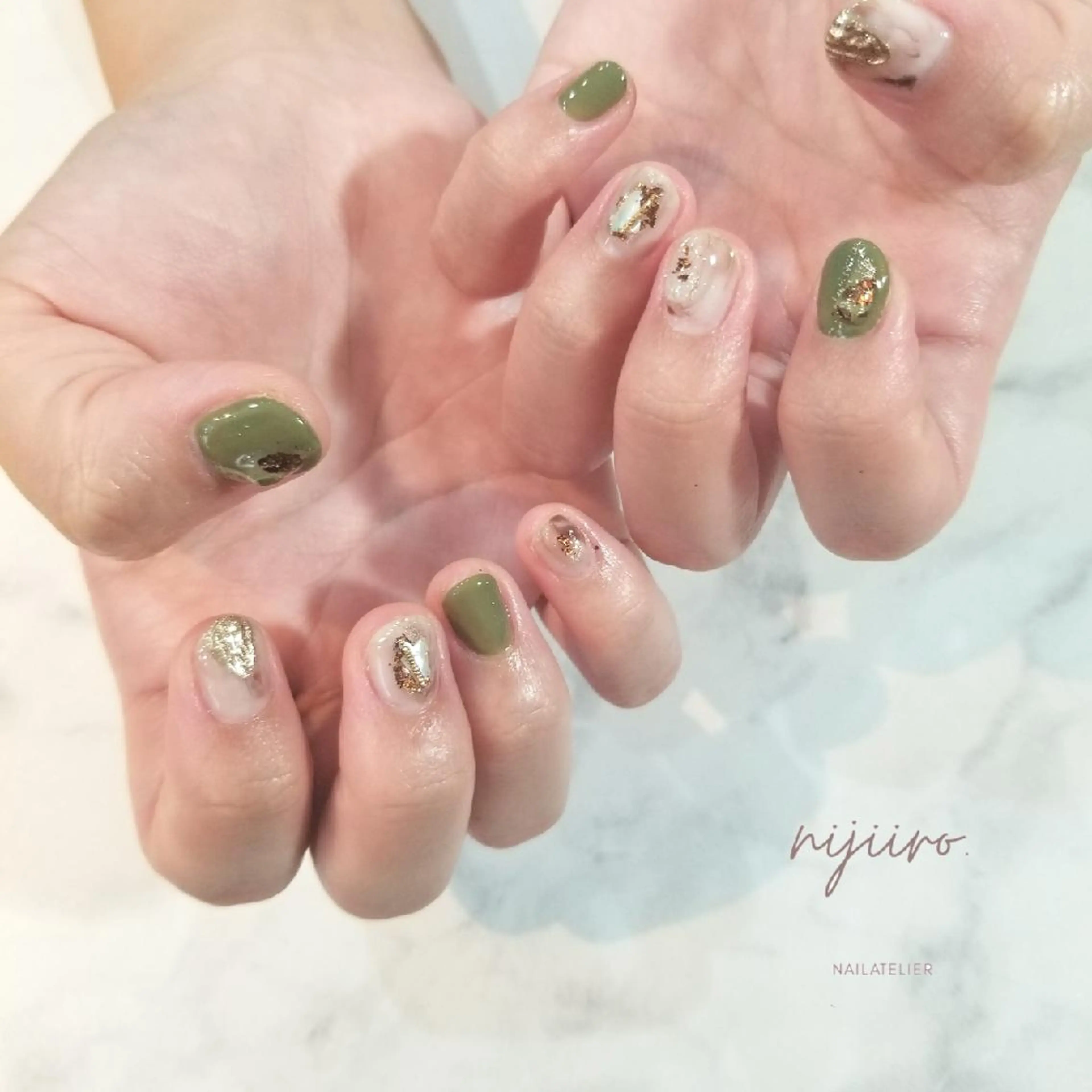 ネイル ニュアンスネイル ハンドネイル nijiiro🌈 サトウのネイルデザイン