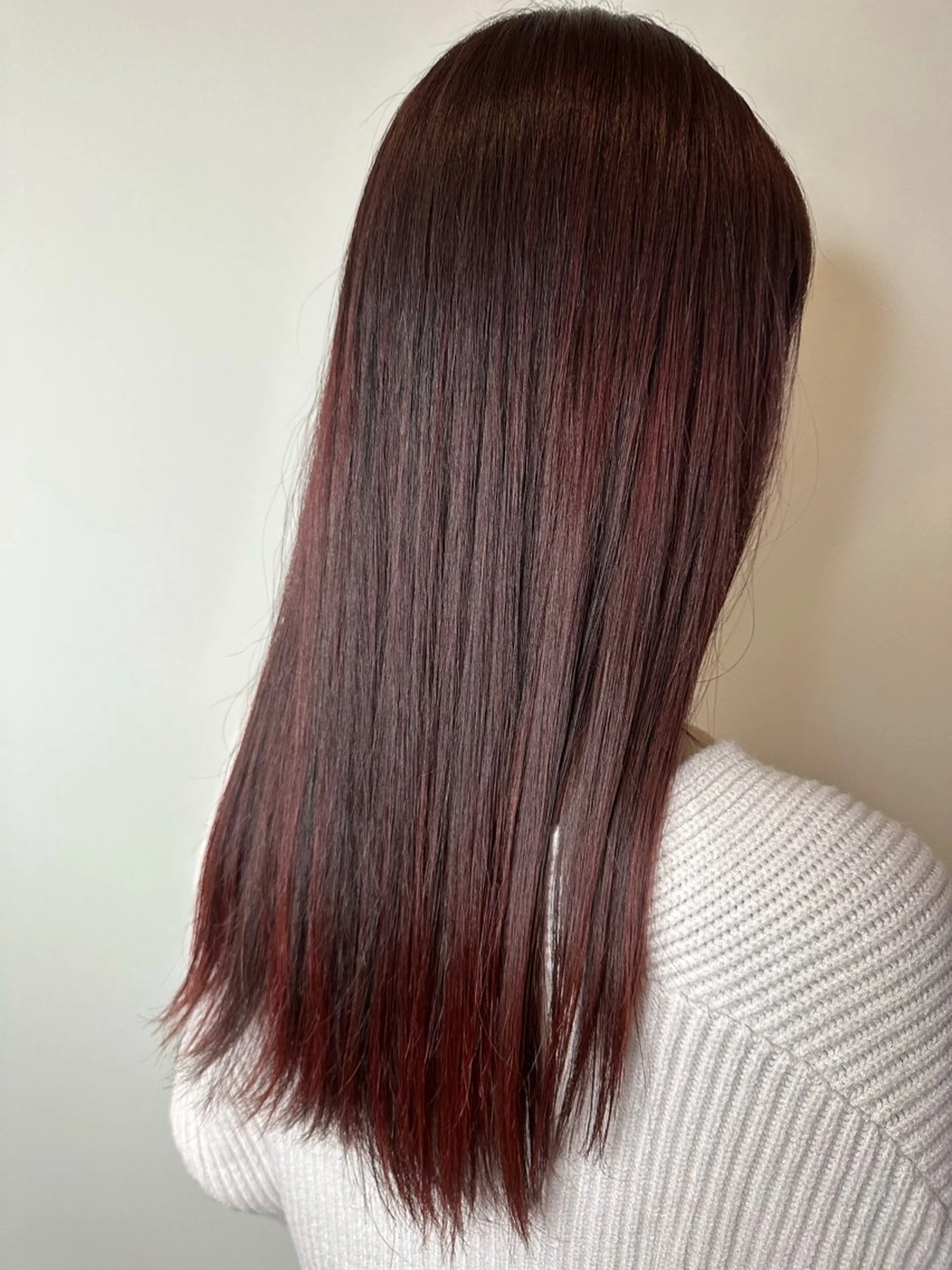 ロング カラー ヘアカラー 丸山 莉杏のマツエク・マツパデザイン