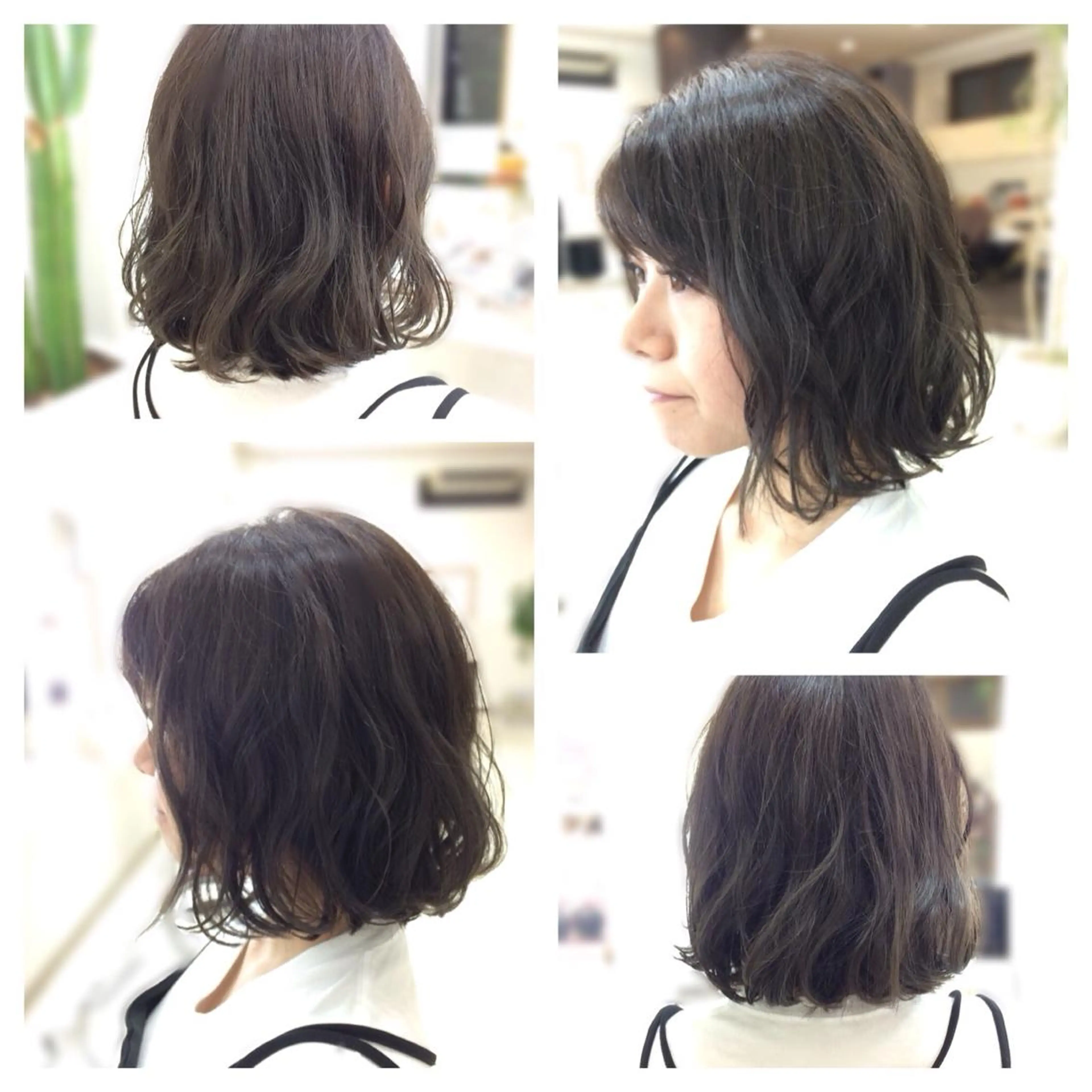 ミディアム ボブ いけだ ゆうのヘアスタイル