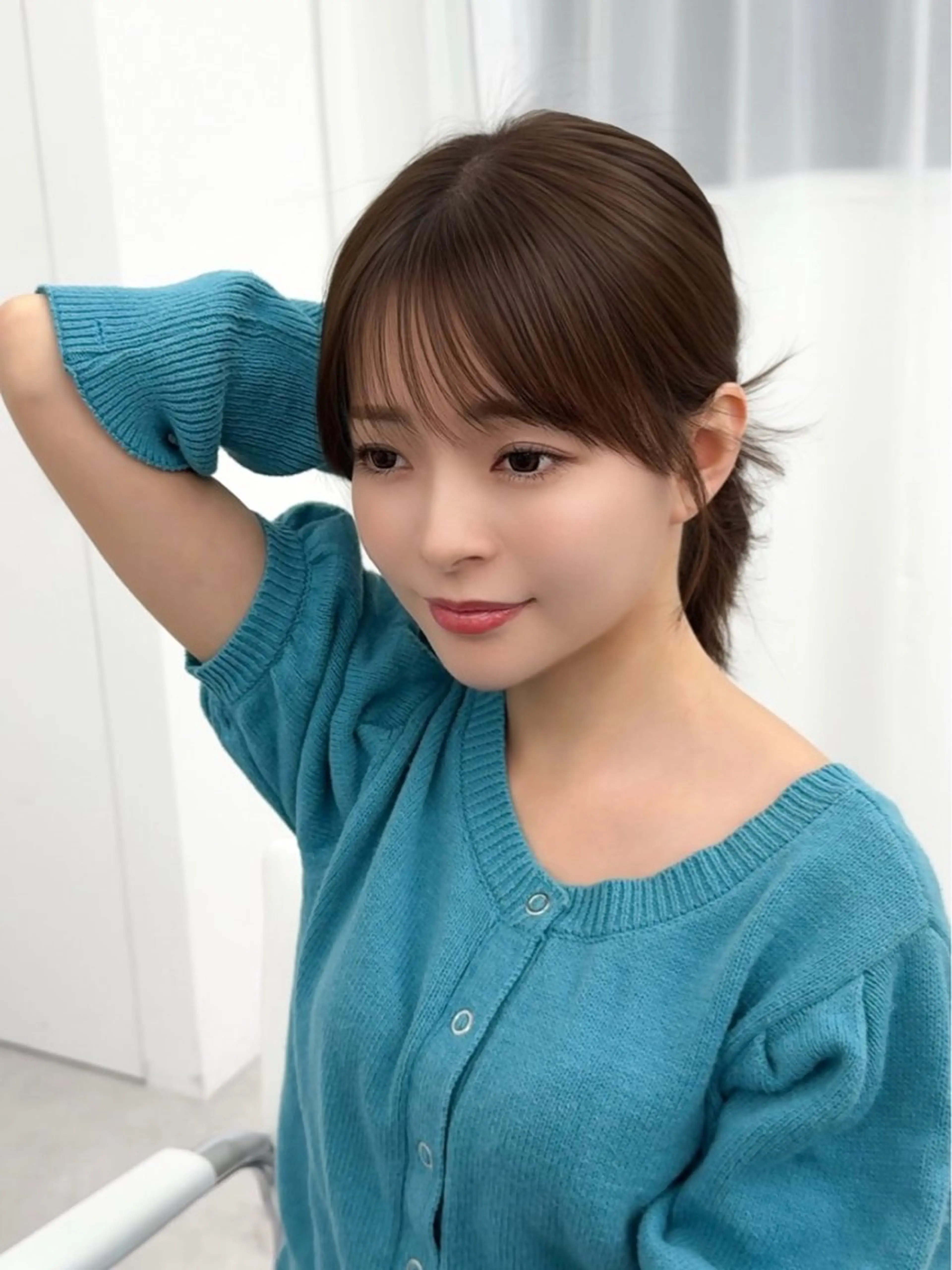 ロング カラー ヘアアレンジ カット ヘアカラー トリートメント 顔周り&ミディアム 特化/池袋/kokiのヘアスタイル