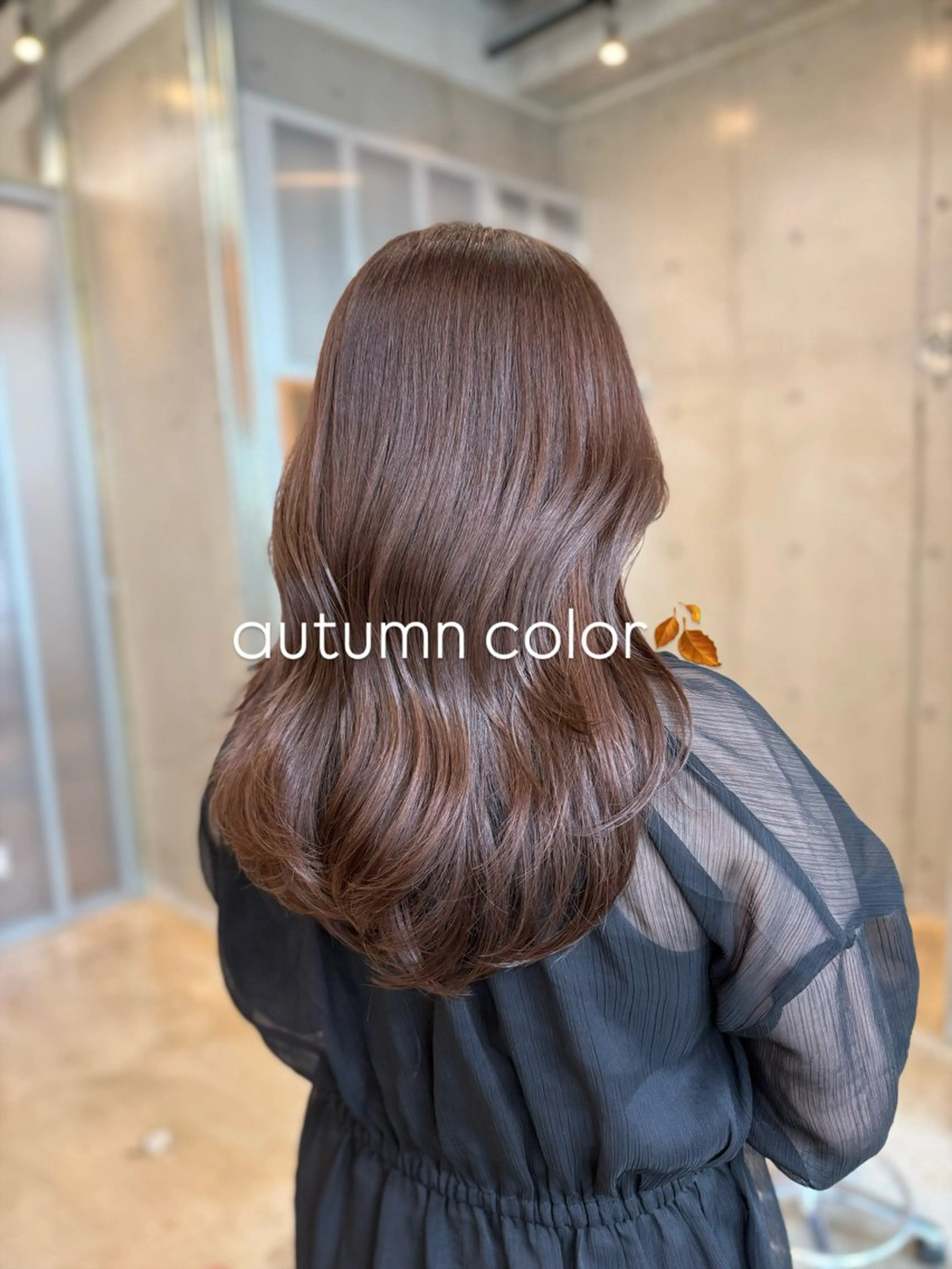ロング カラー REONA🪽✨薬院 レイヤーカット🫧のヘアスタイル