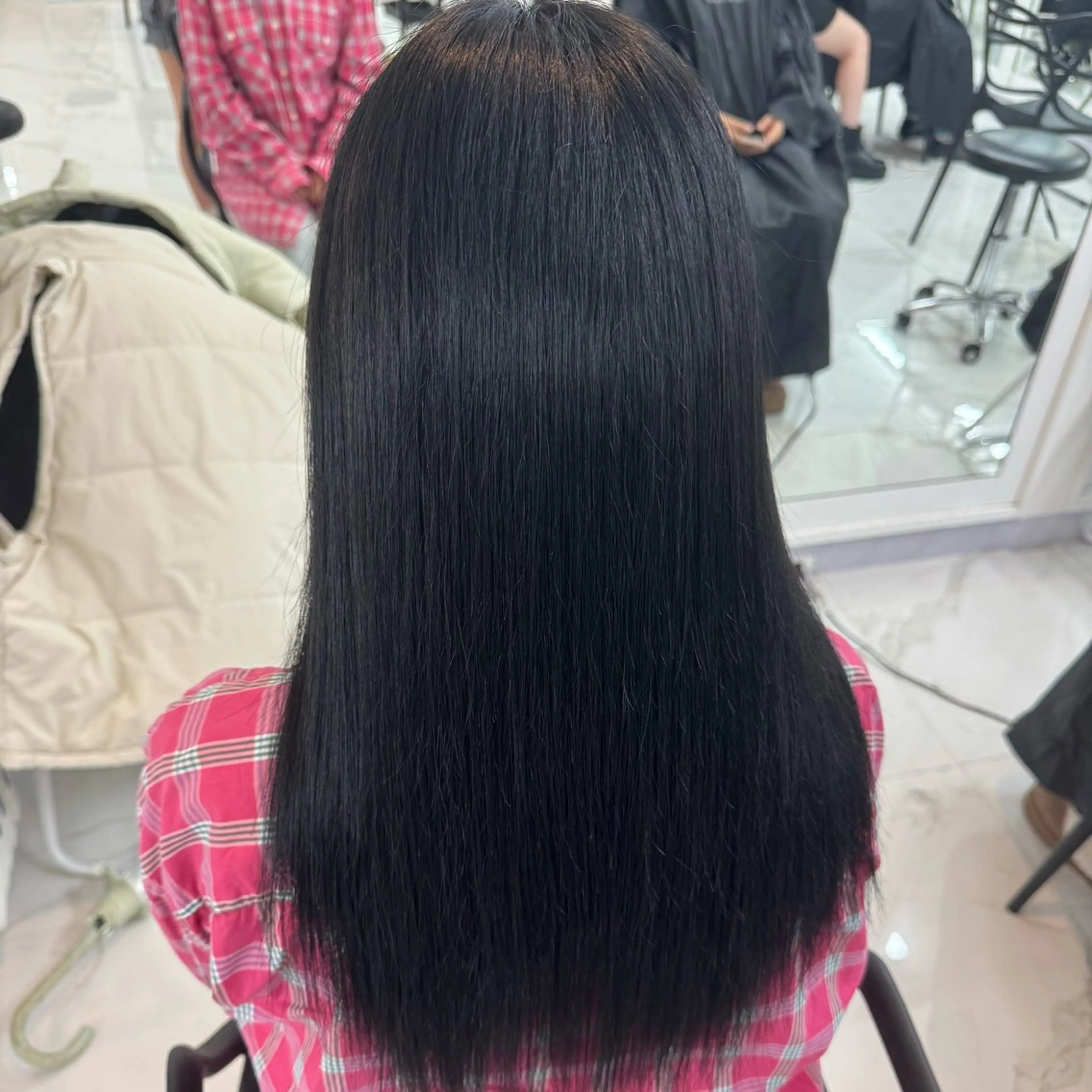 ロング 髪質改善 韓国風ヘア トリートメント ヘアカラー トリートメント hina/艶カラー/ 縮毛矯正/梅田のヘアスタイル