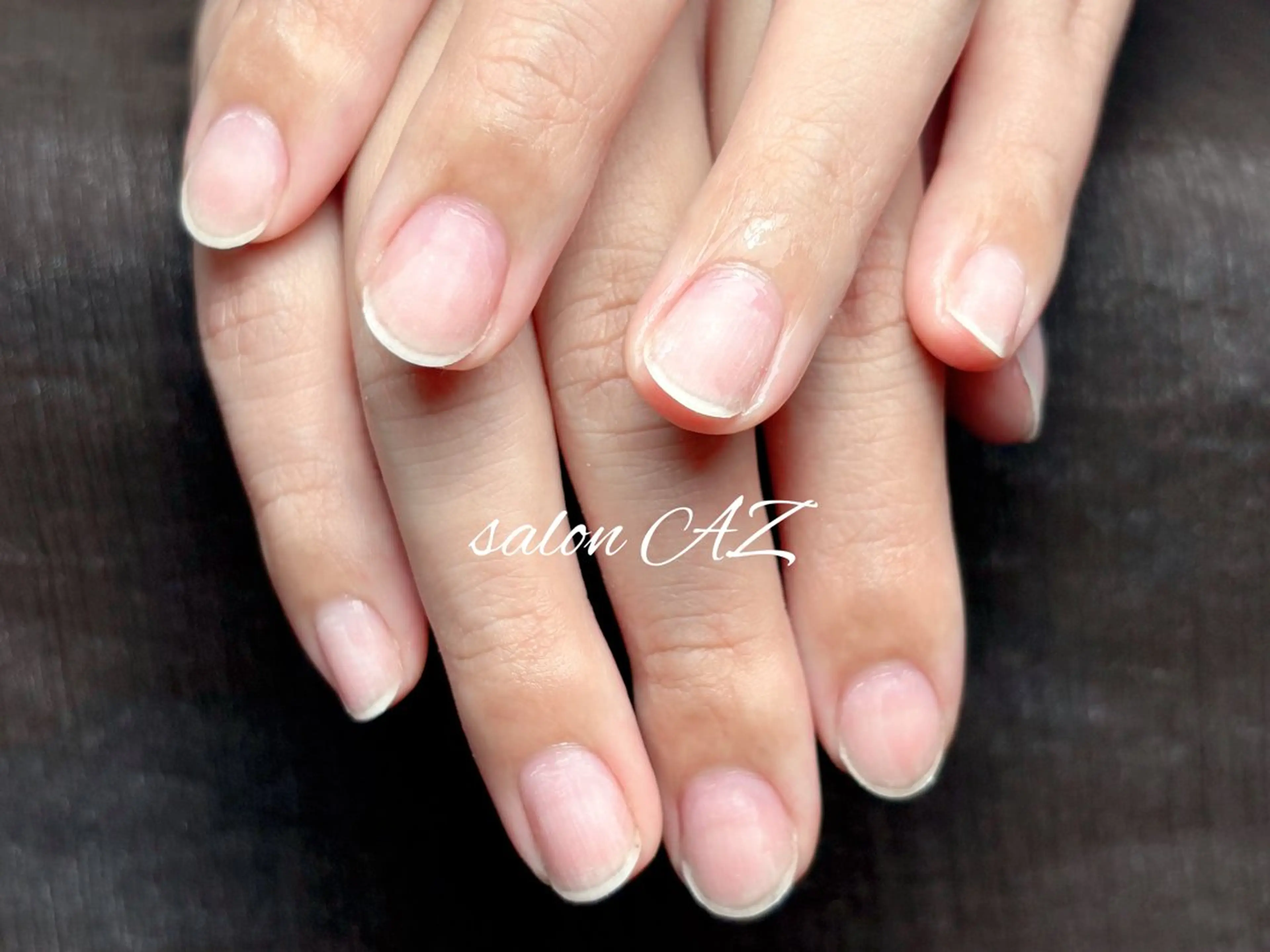 ネイル アートネイル 長さ出し フットネイル フレンチネイル ジェルネイル オフのみ(ネイル) salon AZのネイルデザイン