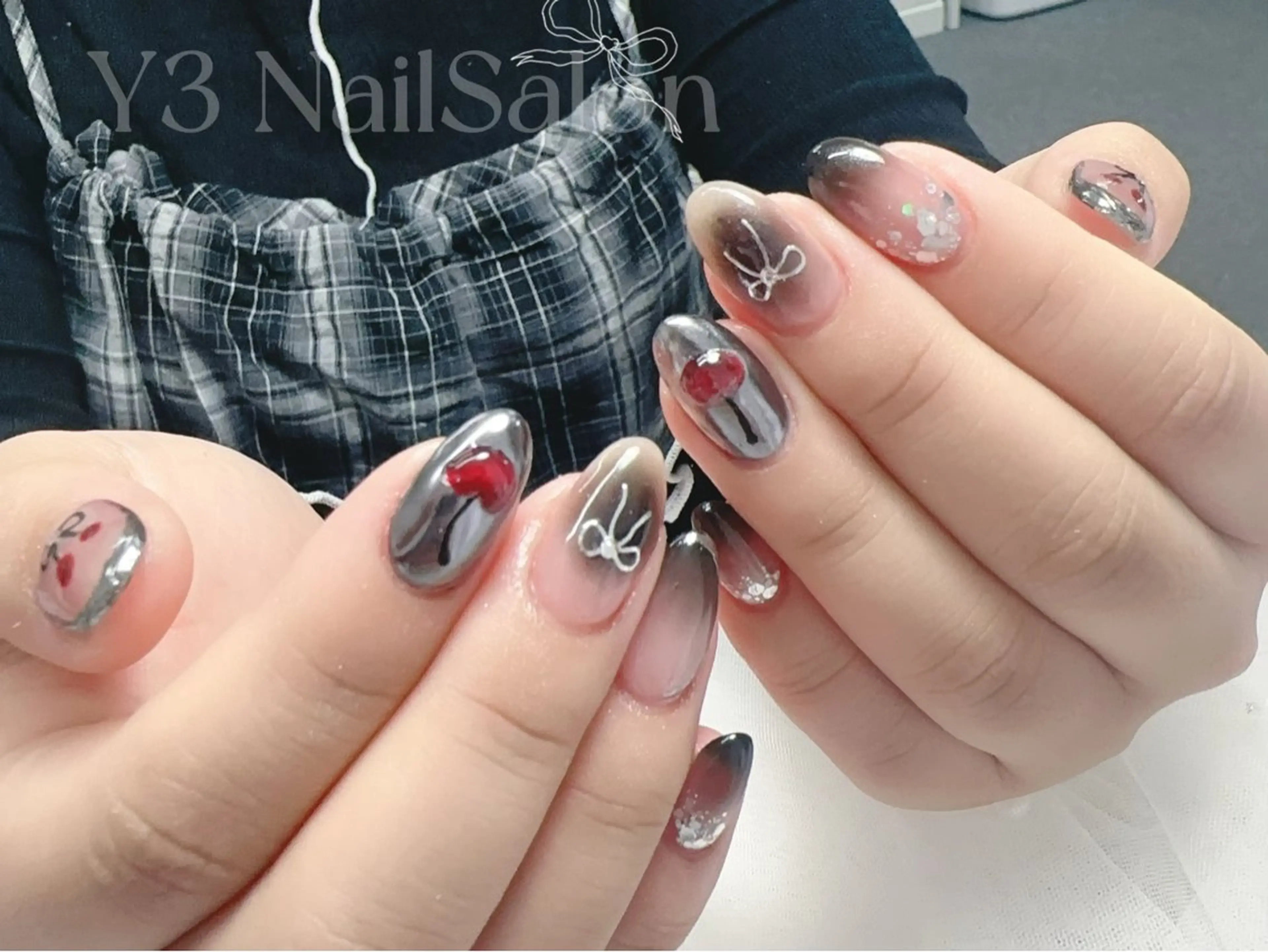 ネイル 春ネイル ハンドネイル Y3 NailSalonのネイルデザイン