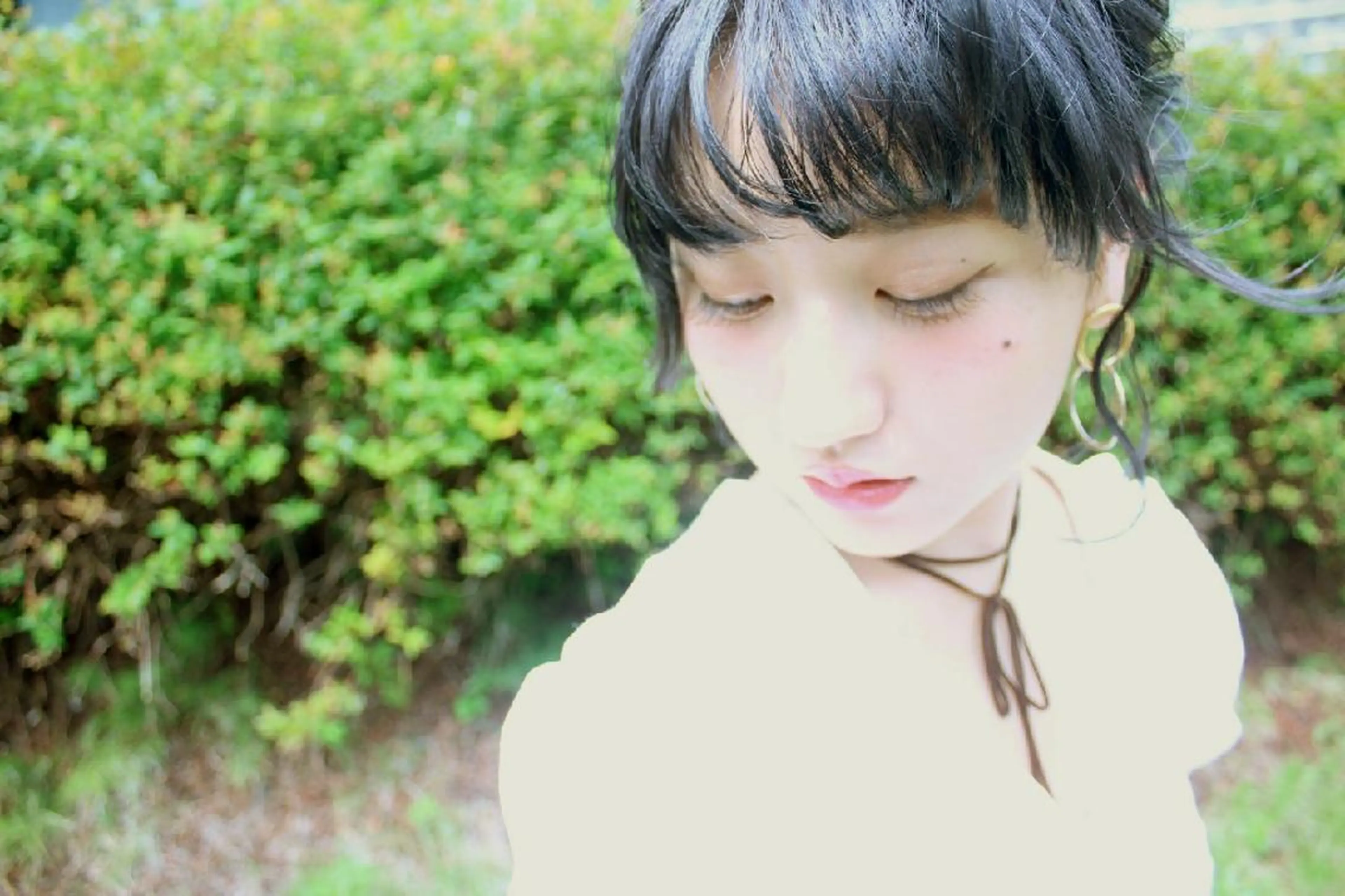 ミディアム ヘアアレンジ カラー ブルーカラー ブルージュ 新生活応援★半額/ 25歳以下　“内間”のヘアスタイル