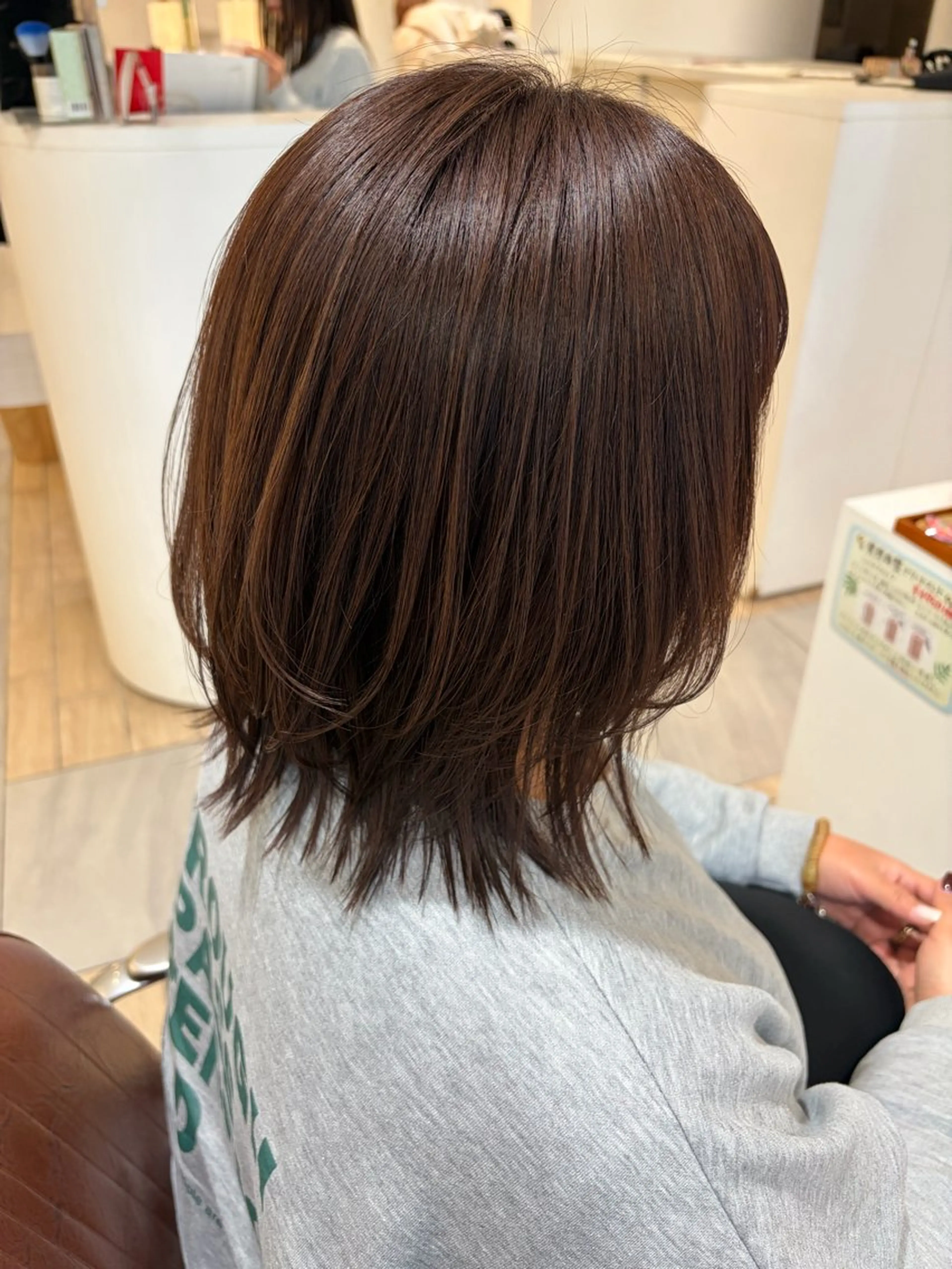 ミディアム 中江 唱のヘアスタイル