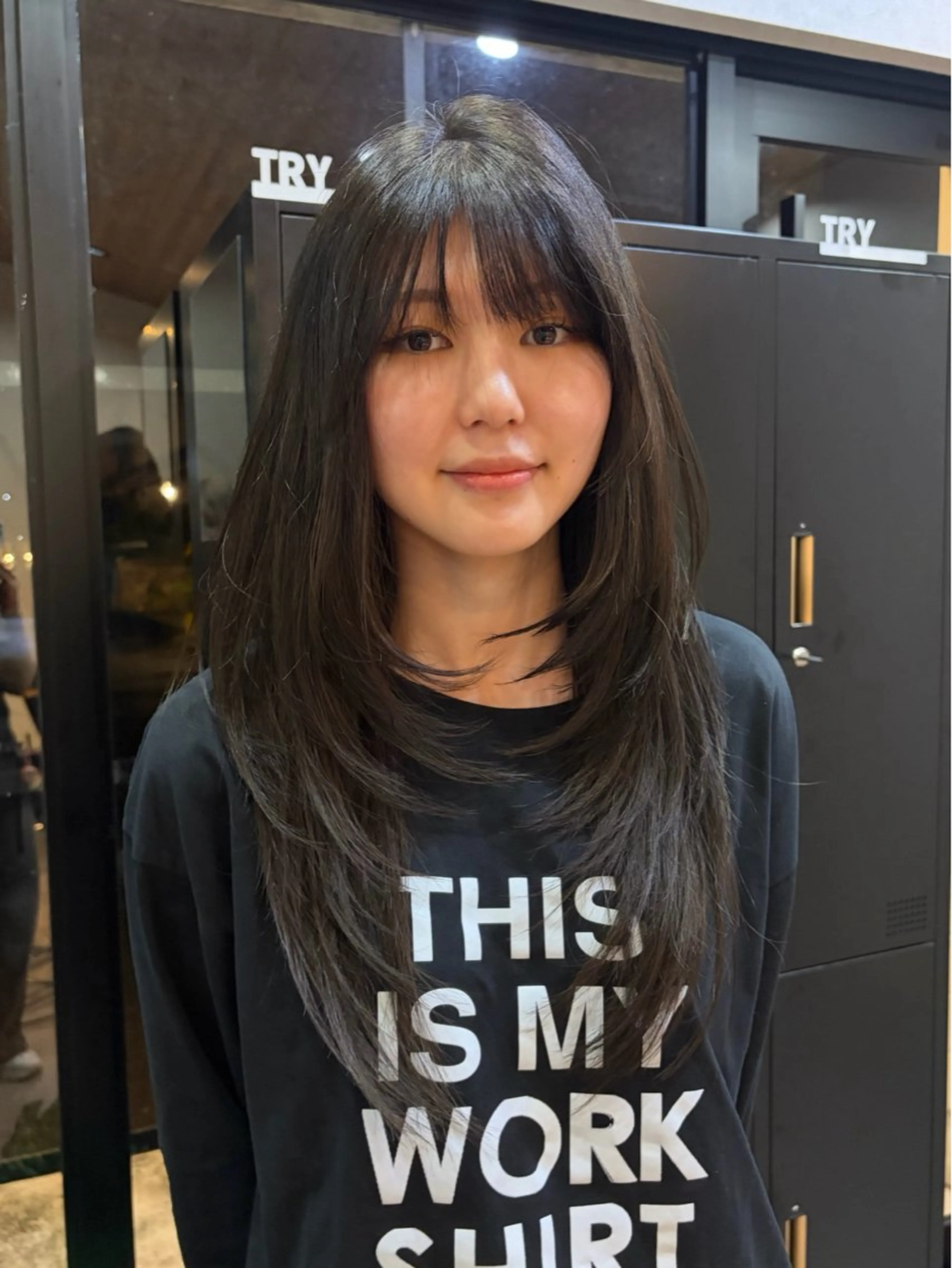 ロング ハイレイヤー レイヤーカット ロング Mayuka ：）のヘアスタイル
