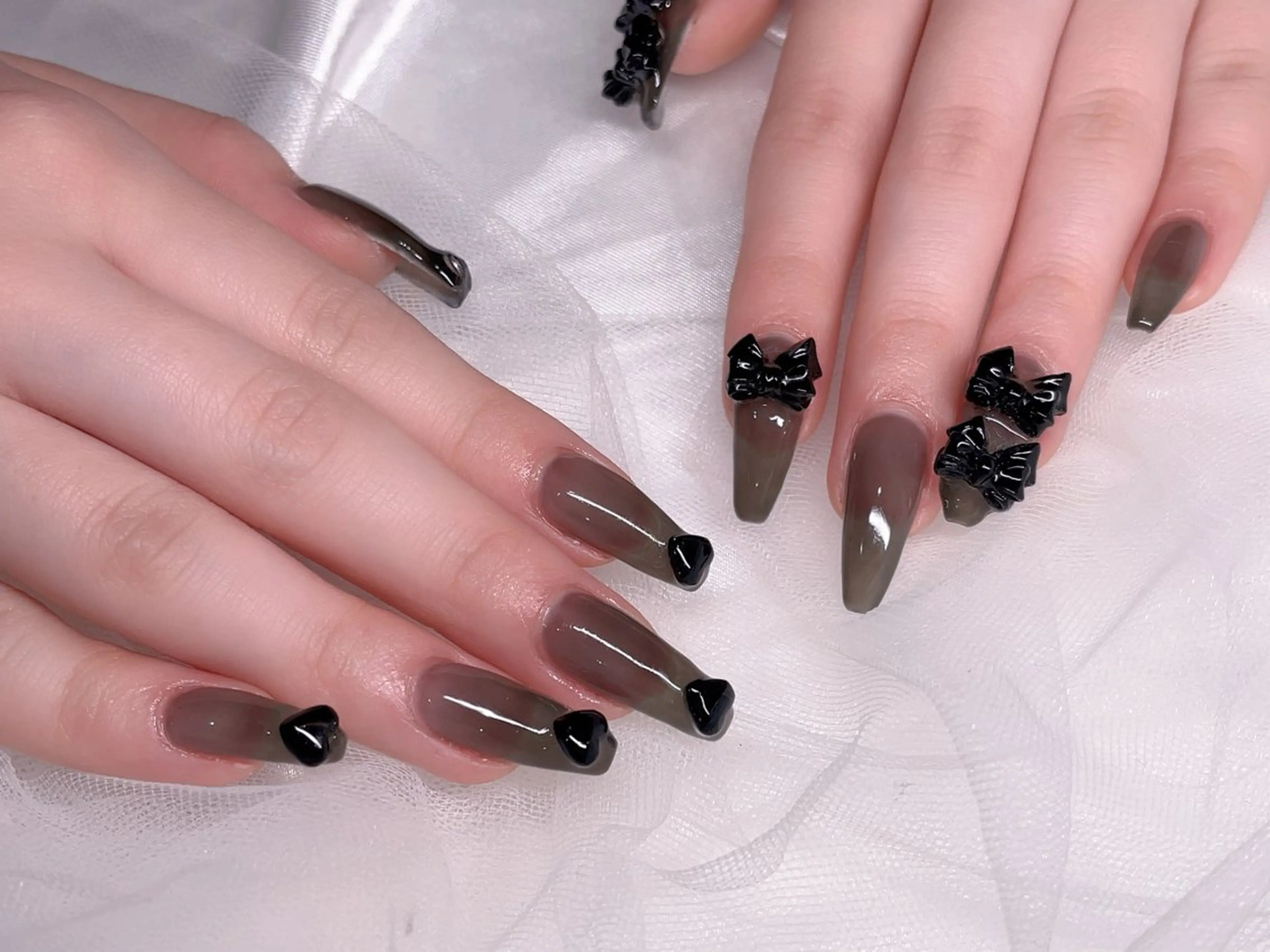 ネイル ロングネイル ハンドネイル 悦田joieange 京橋店のネイルデザイン