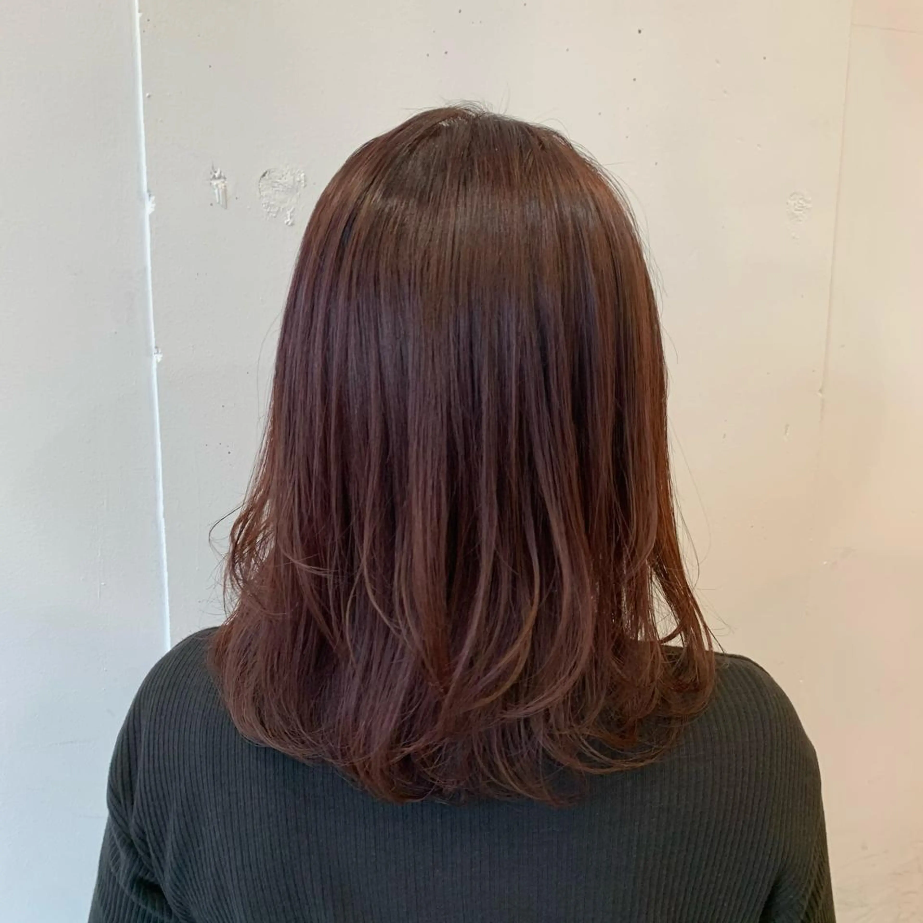 ミディアム カラー まろやかカラー🤎 みなとまほのヘアスタイル