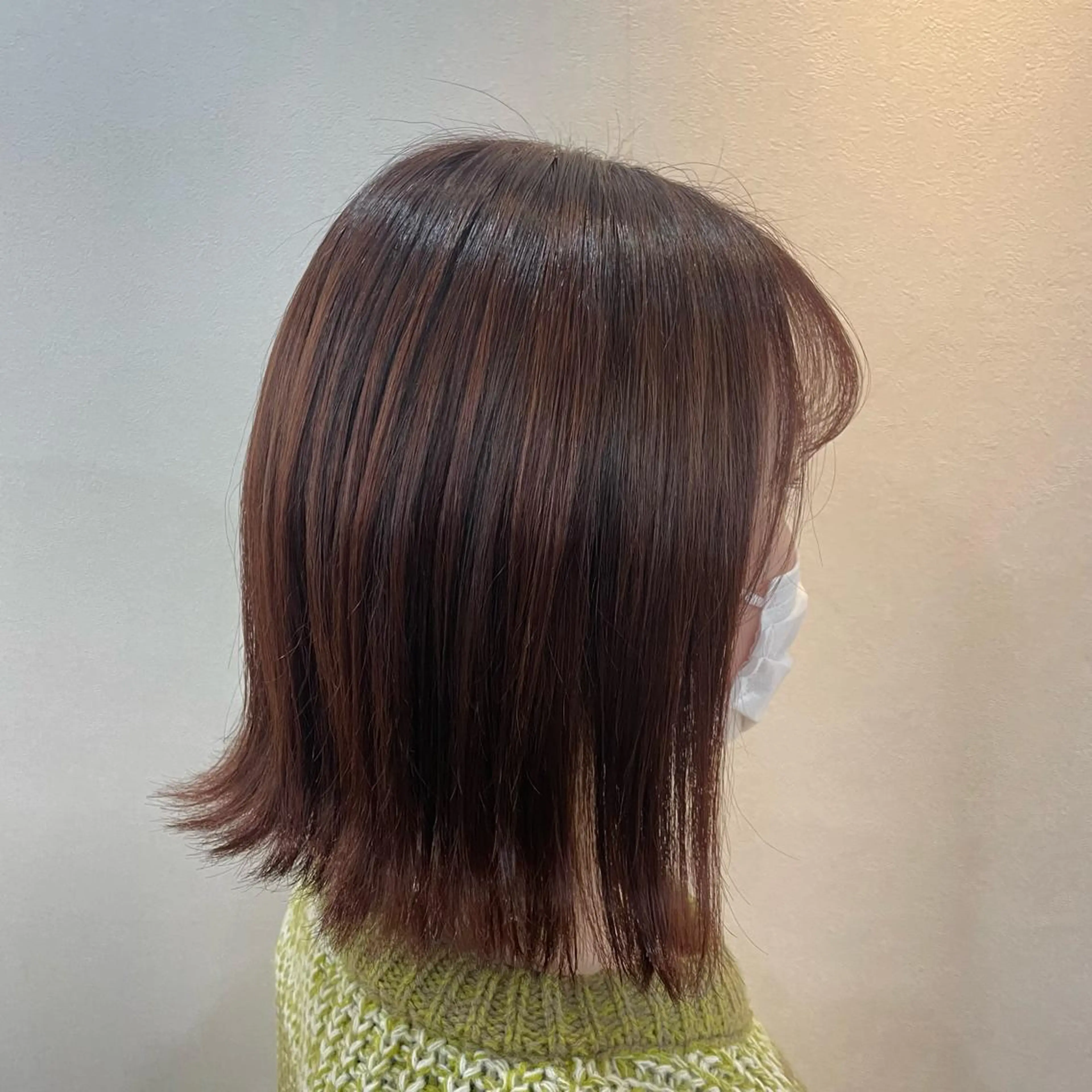 ミディアム カラー カット ヘアカラー トリートメント FERIAあべの KARINのヘアスタイル