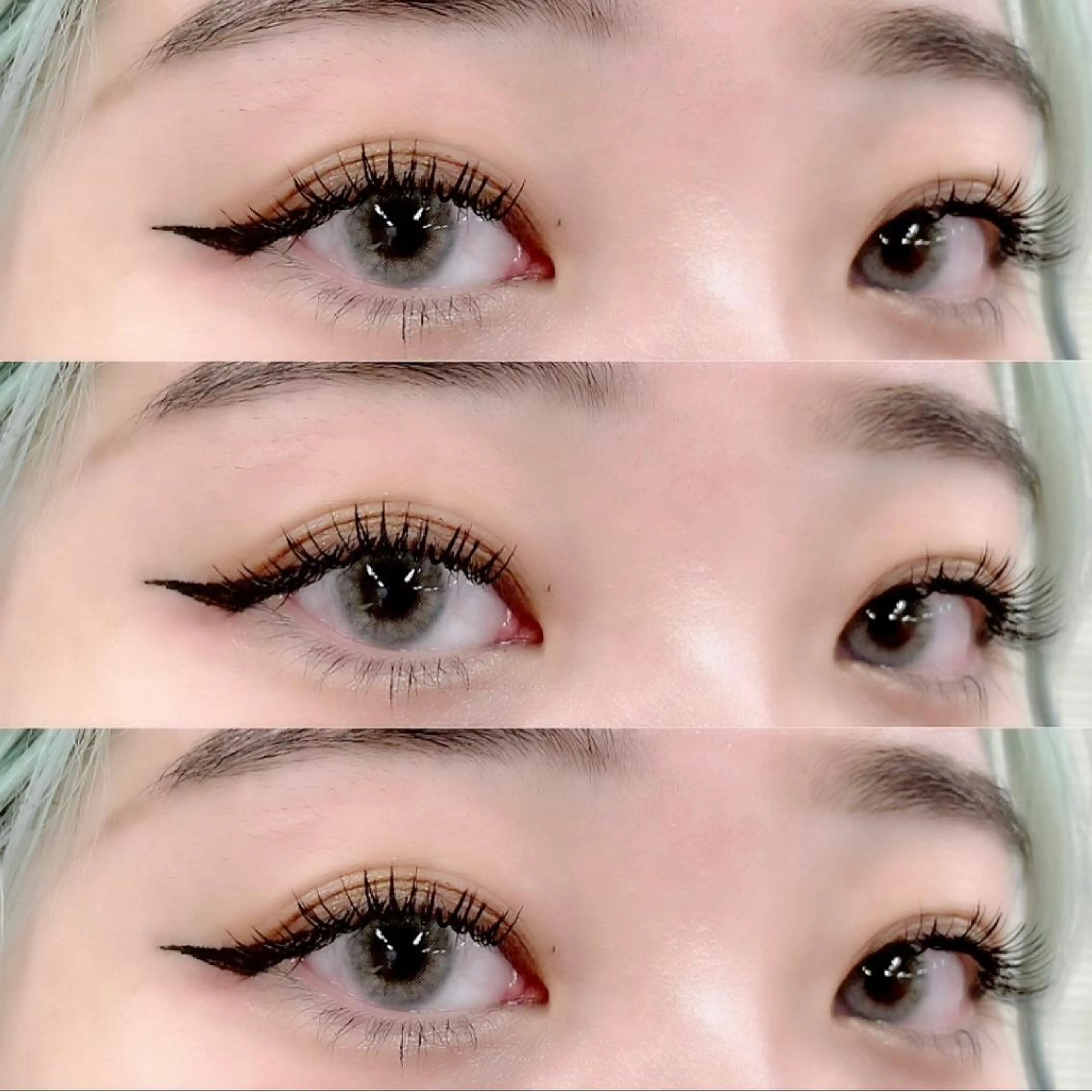 マツエク・マツパ バインドロック フラットラッシュ パリジェンヌラッシュリフト 下まつげエクステ ボリュームラッシュ マツエク 大阪福島韓国束感まつ げ Sayaka🤍のマツエク・マツパデザイン