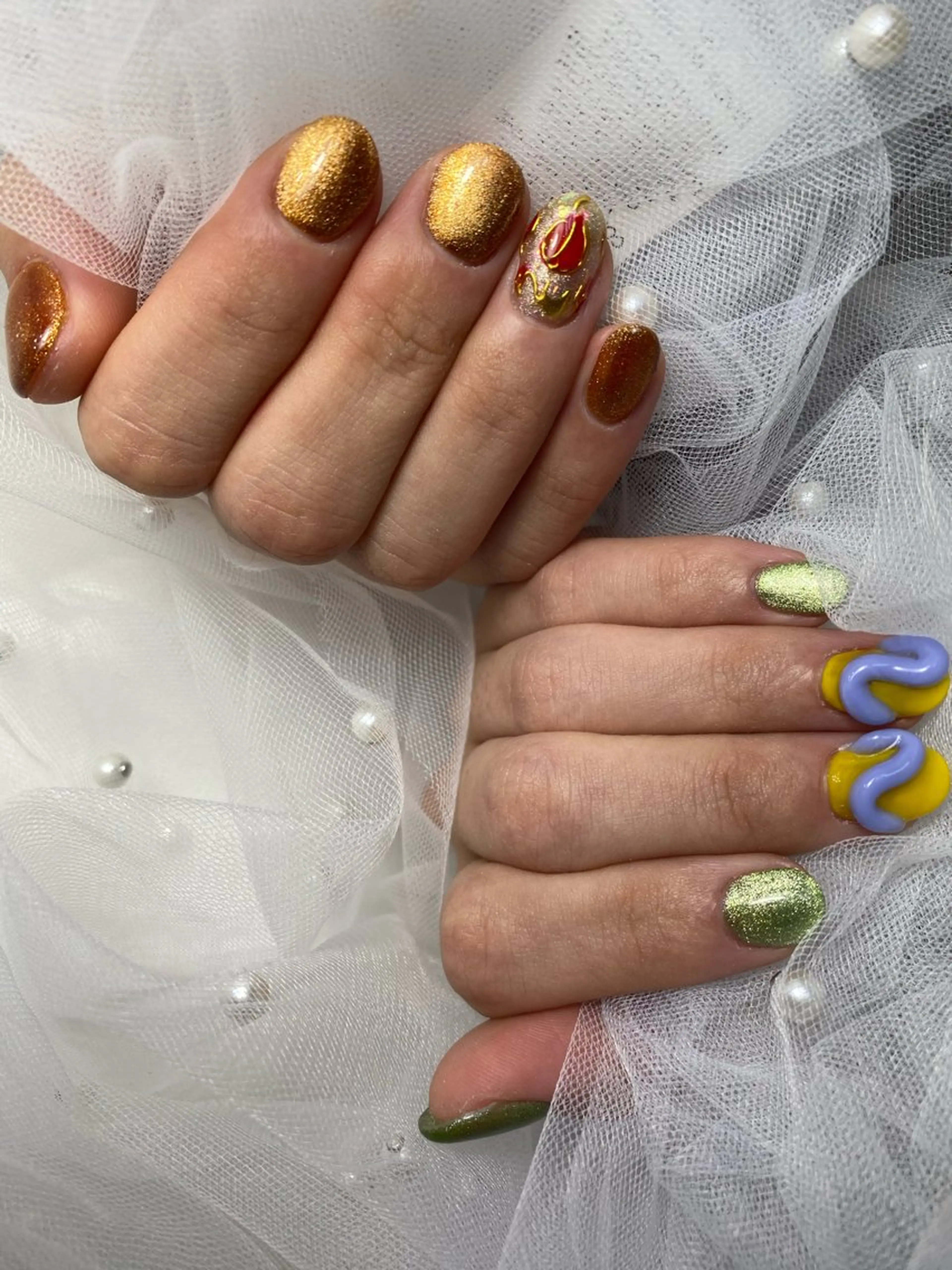 ネイル アートネイル ニュアンスネイル Bavardage Nailのネイルデザイン