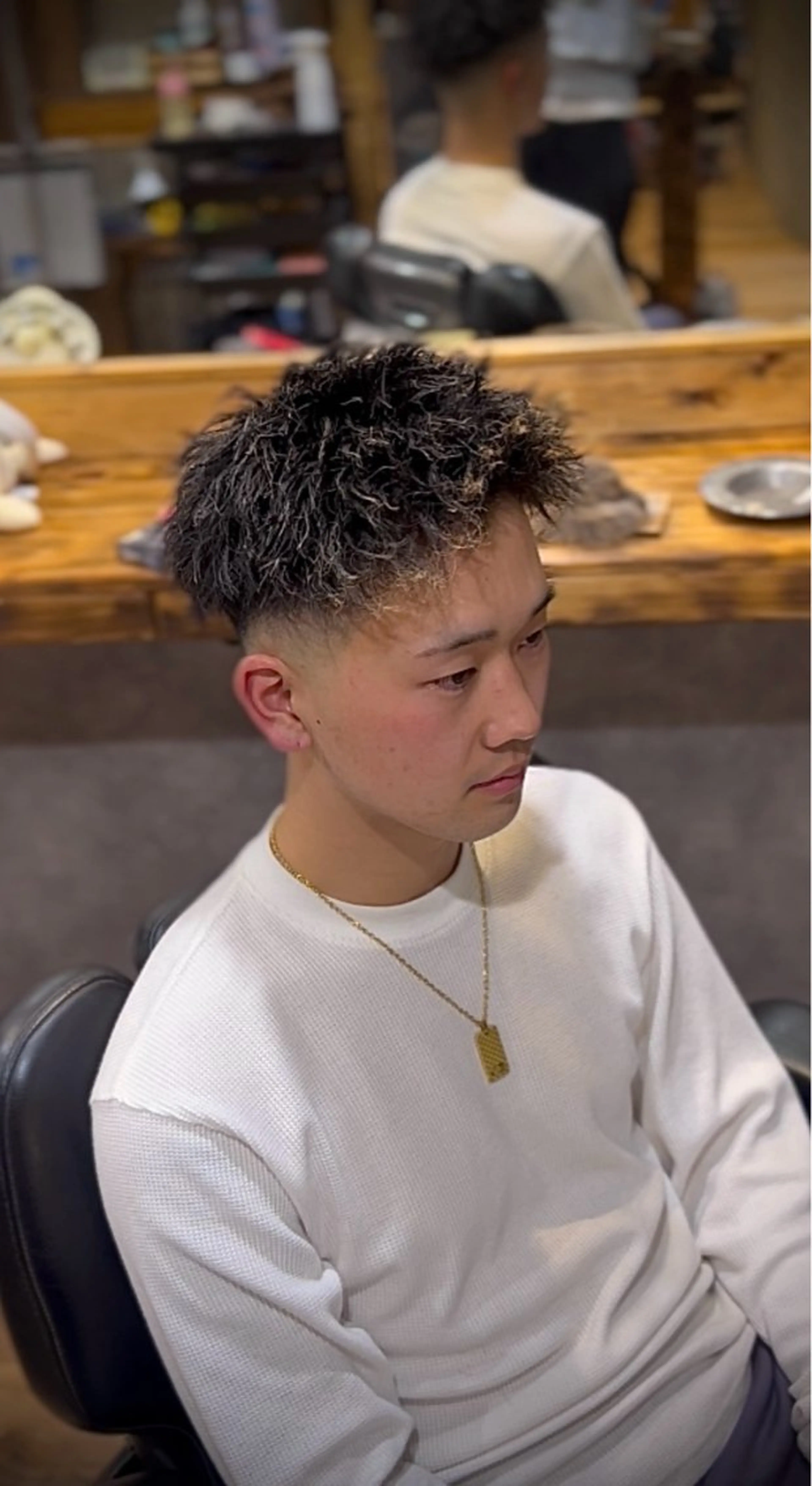 ショート メンズ カット・パーマモデル 募集中！橋爪　巧のヘアスタイル