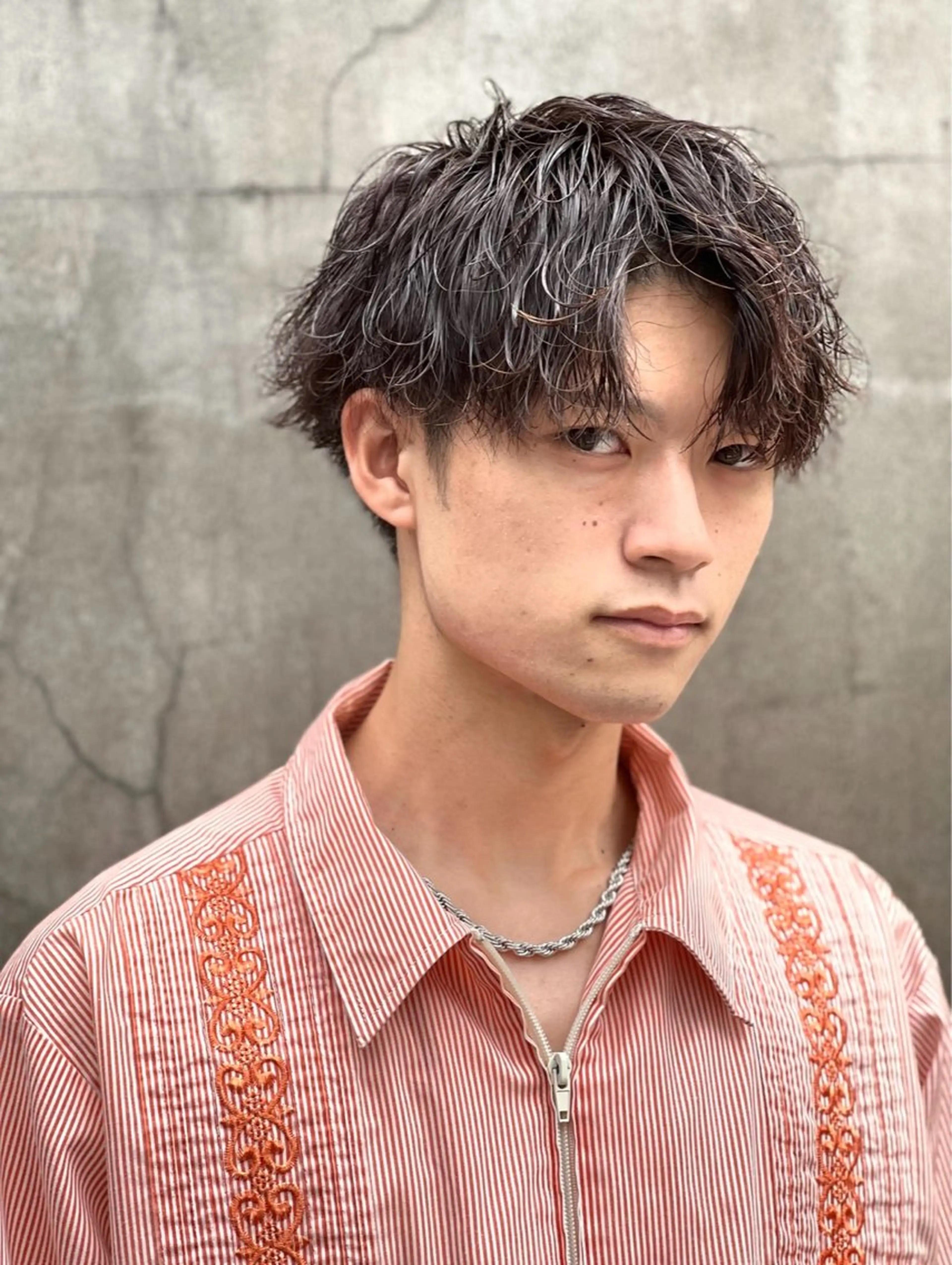 パーマ メンズ メンズパーマ 波巻きパーマ スパイラルパーマ カット パーマ 髪質改善/縮毛矯正 /DAIKIのヘアスタイル