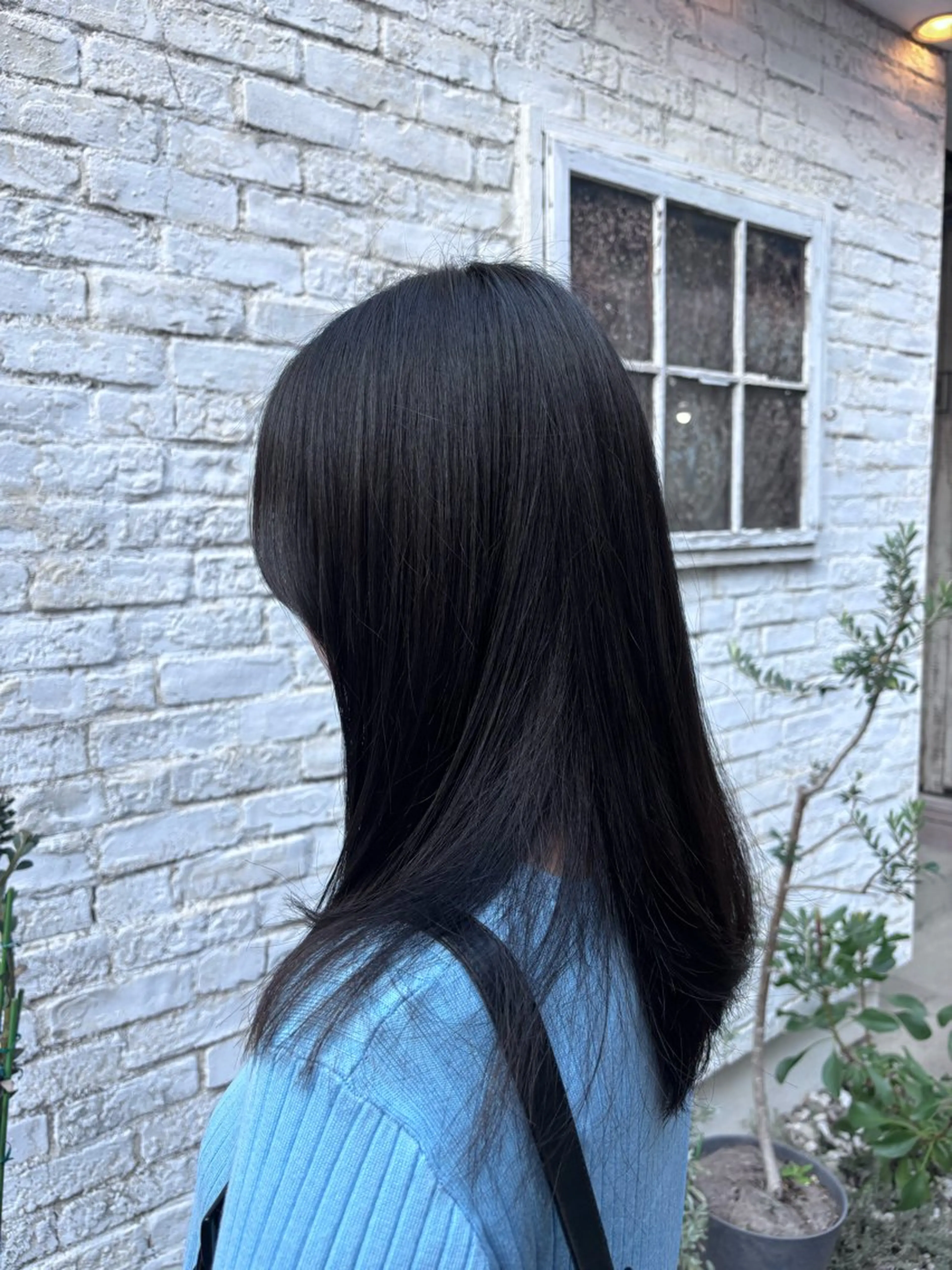 セミロング SHO 👻原宿 /艶カラーのヘアスタイル