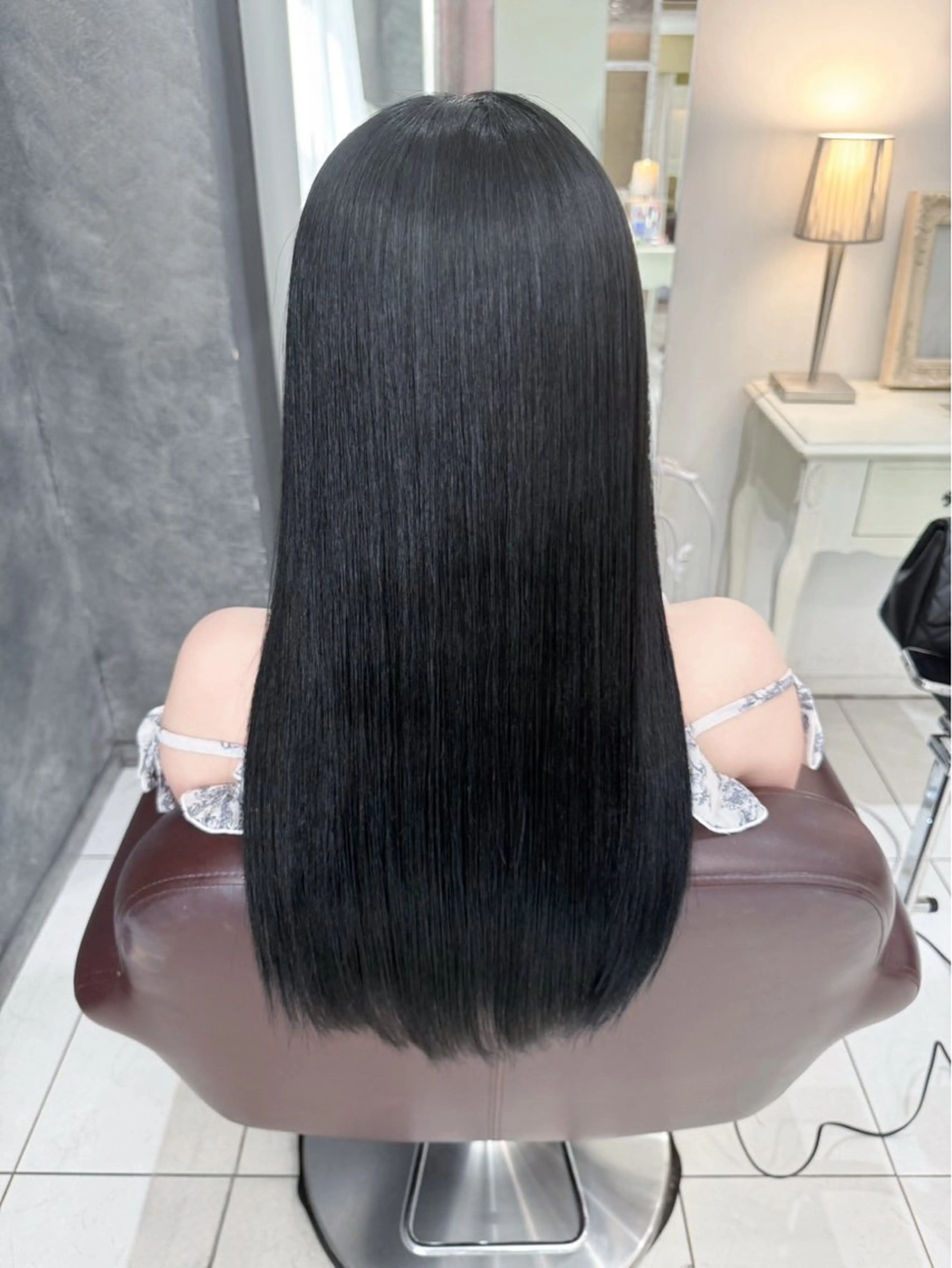 ロング カット ヘアカラー 濵田さらさ カットモデル募集中のヘアスタイル