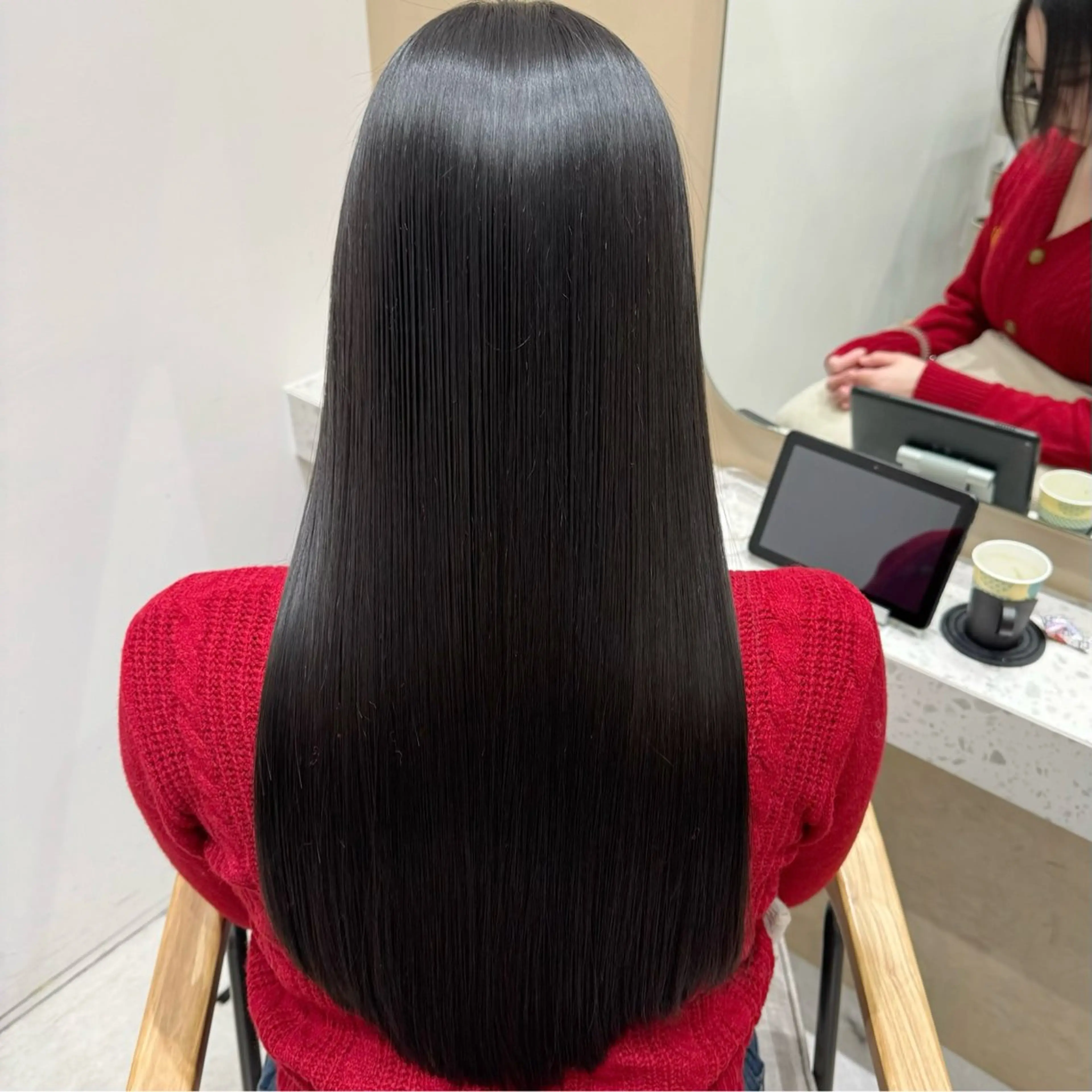 ロング カラー カット トリートメント 🌜美髪矯正/艶髪 /ボブ/こころ🌛のヘアスタイル