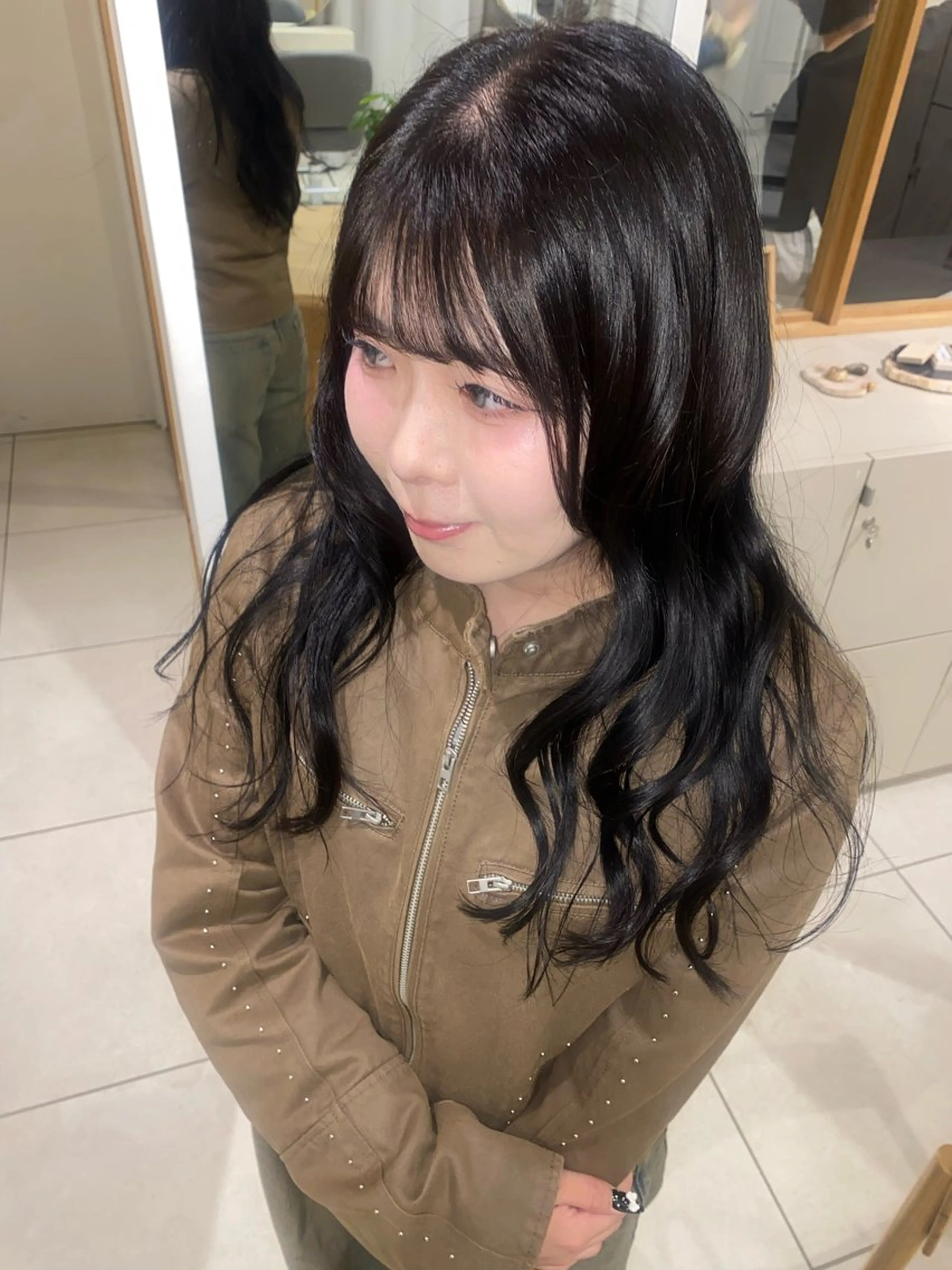 ロング ヘアカラー ナイトウ コトのヘアスタイル