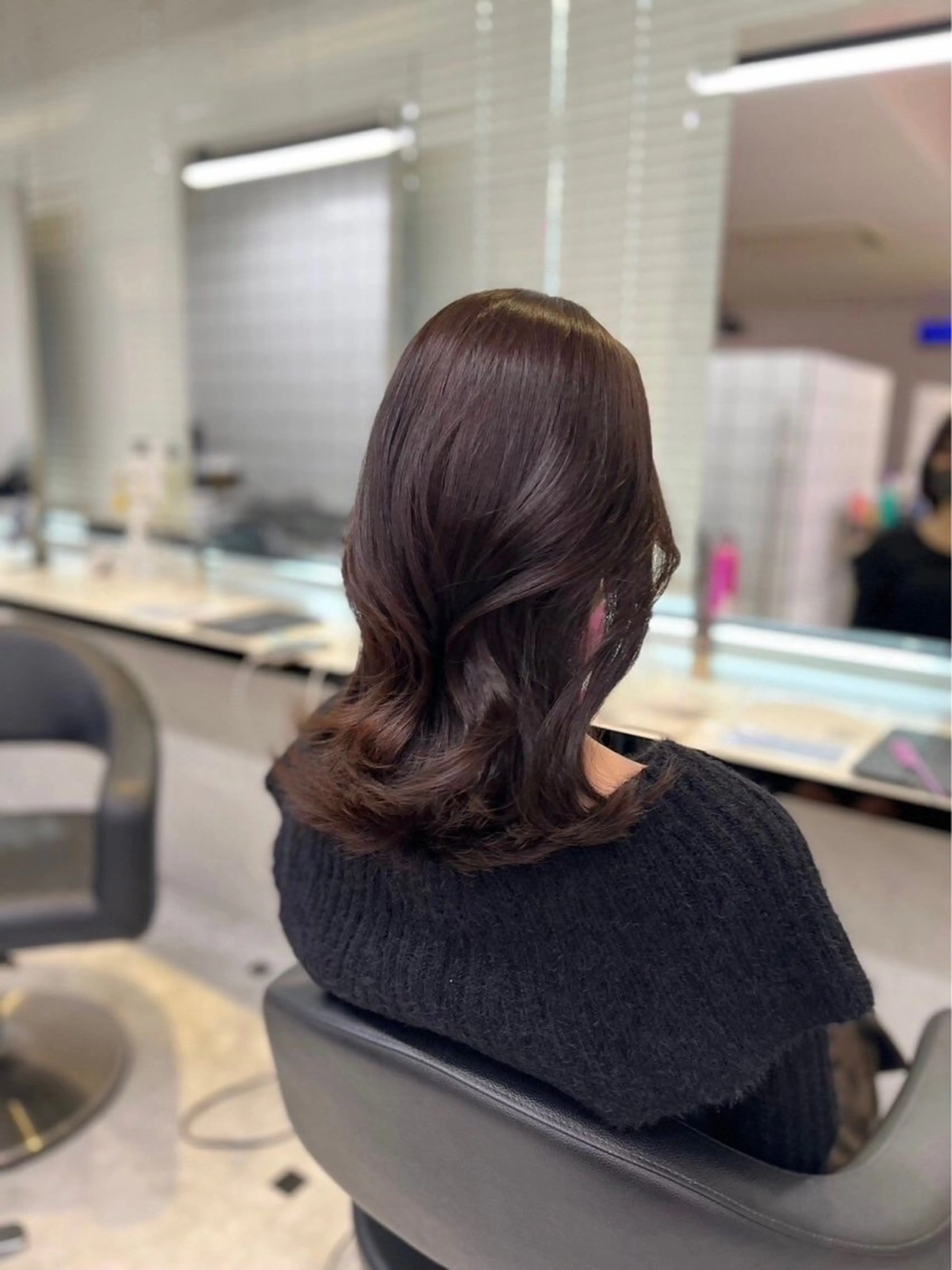 ロング カラー ヘアカラー 🍩似合わせボブ ×チョコブラウン🍩のヘアスタイル