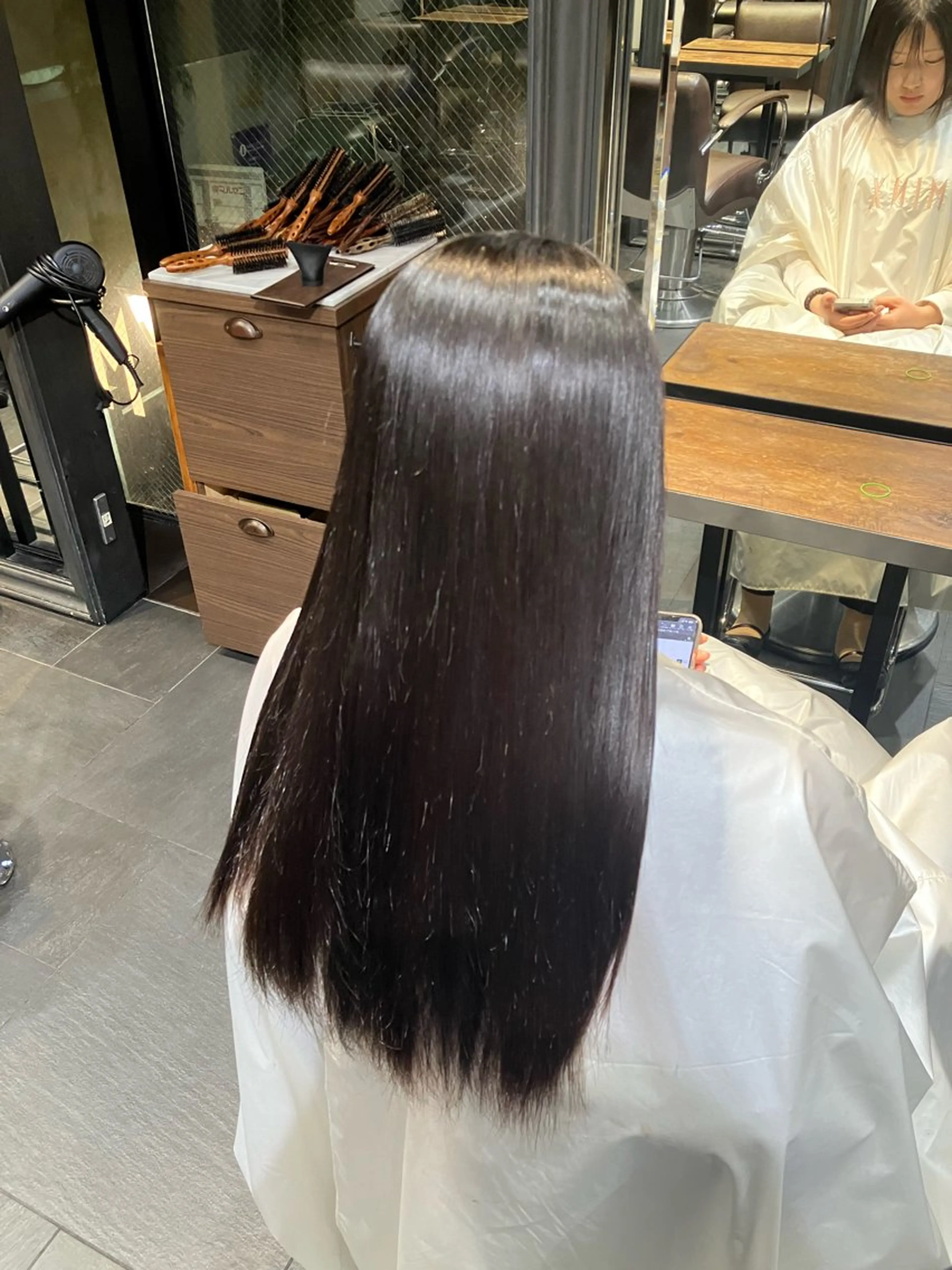 ロング 縮毛矯正 カラー/縮毛/ MINX 小野瀬隼のヘアスタイル