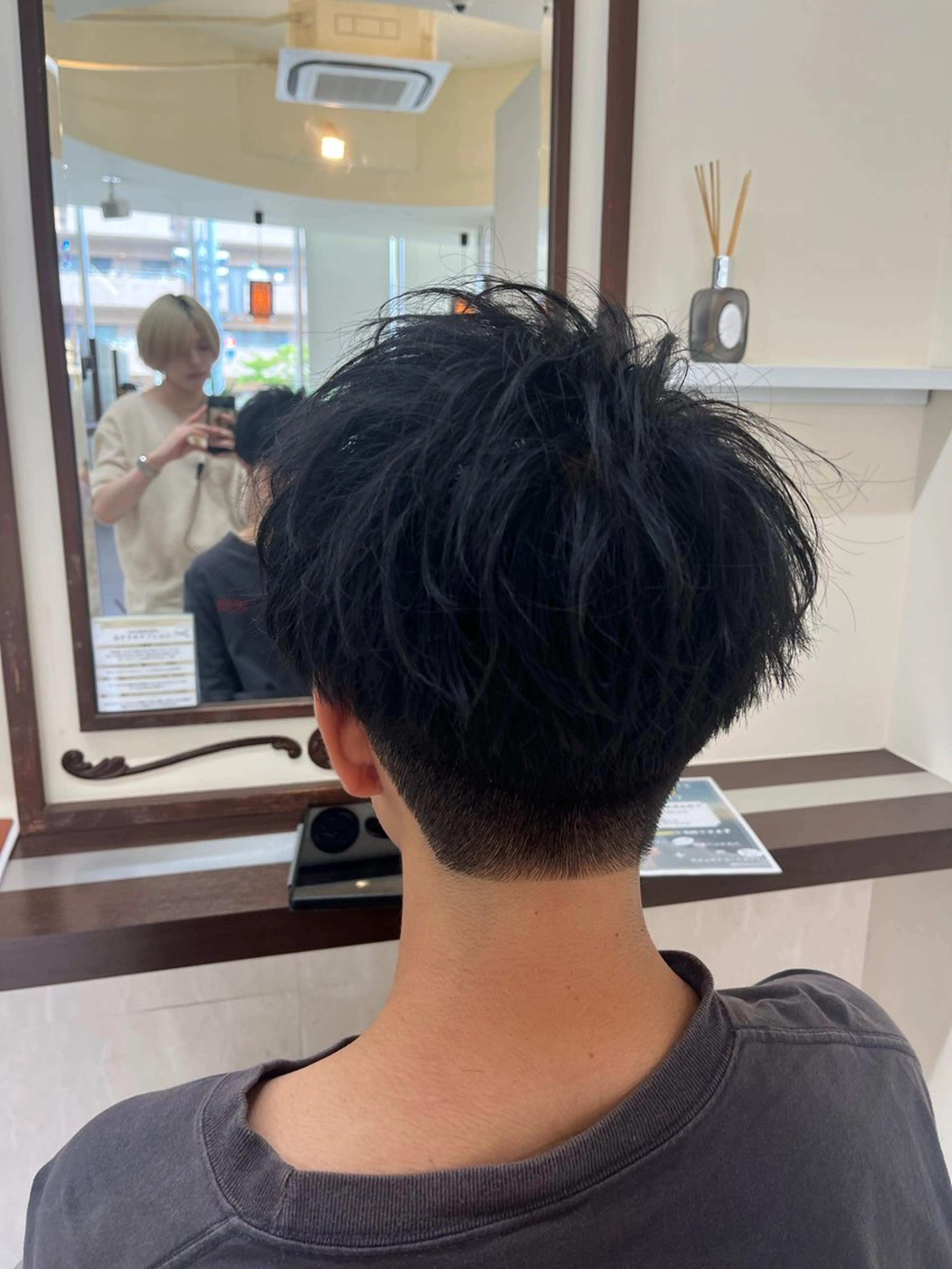 ショート パーマ メンズ マッシュ メンズパーマ メンズツイストパーマ 刈り上げ ツイストパーマ 🧊メンズ特化🧊 高木航希のヘアスタイル