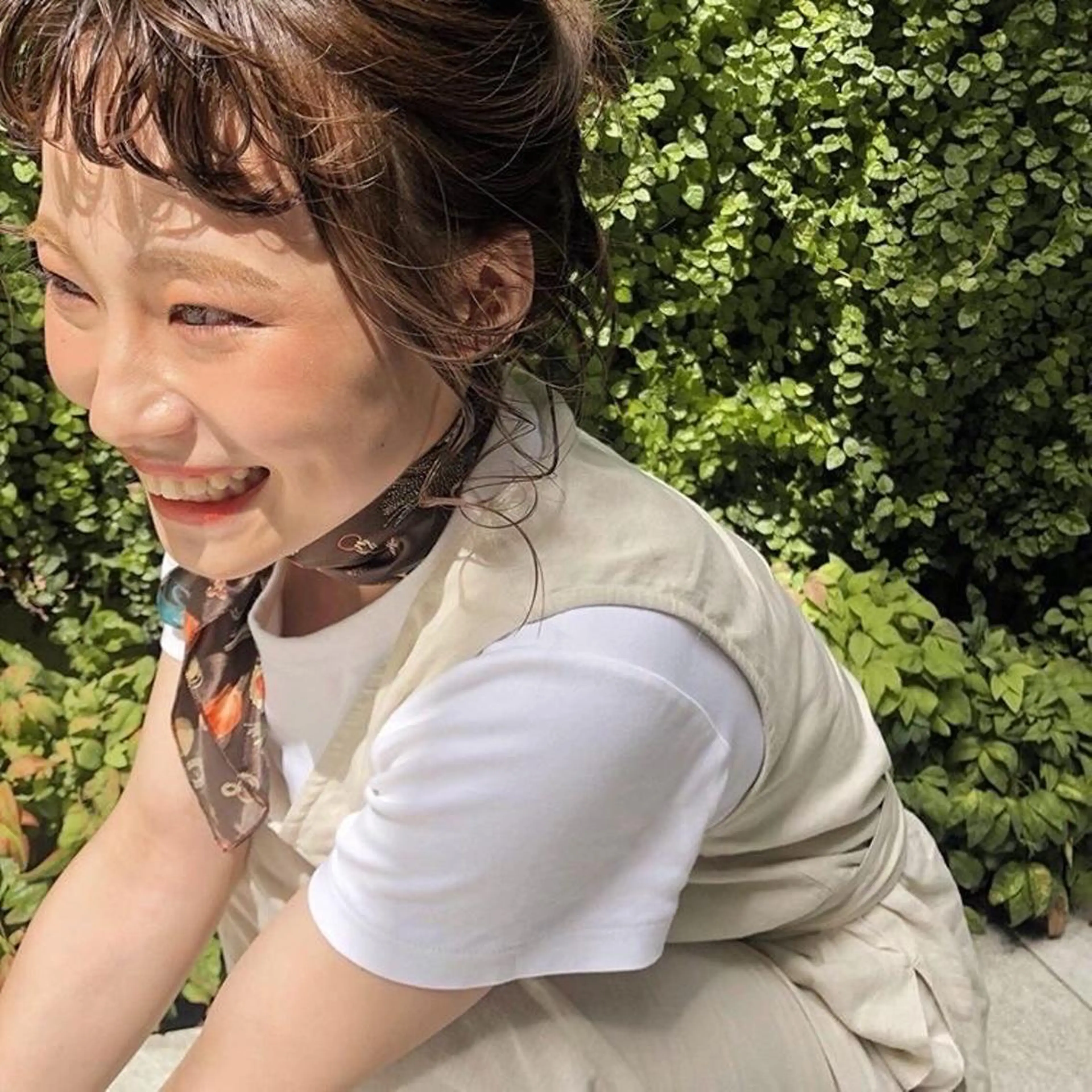 ショート カラー 圧倒的透明感カラー nana🦕のヘアスタイル