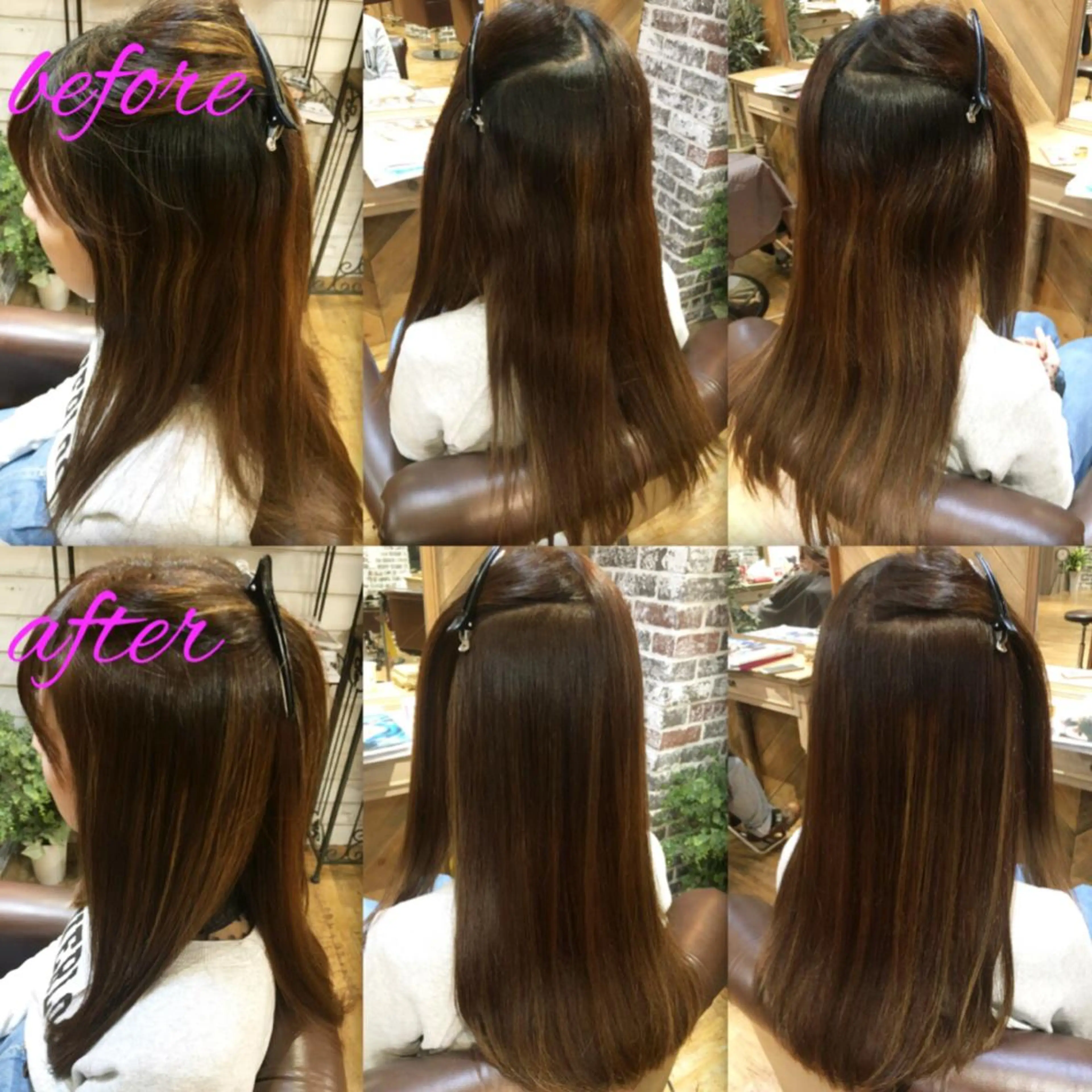 ロング カラー パーマ イルミナカラー ストレートパーマ カット ヘアカラー 縮毛矯正 トリートメント ブリーチ縮毛矯正/ デサキ ショウヘイのヘアスタイル